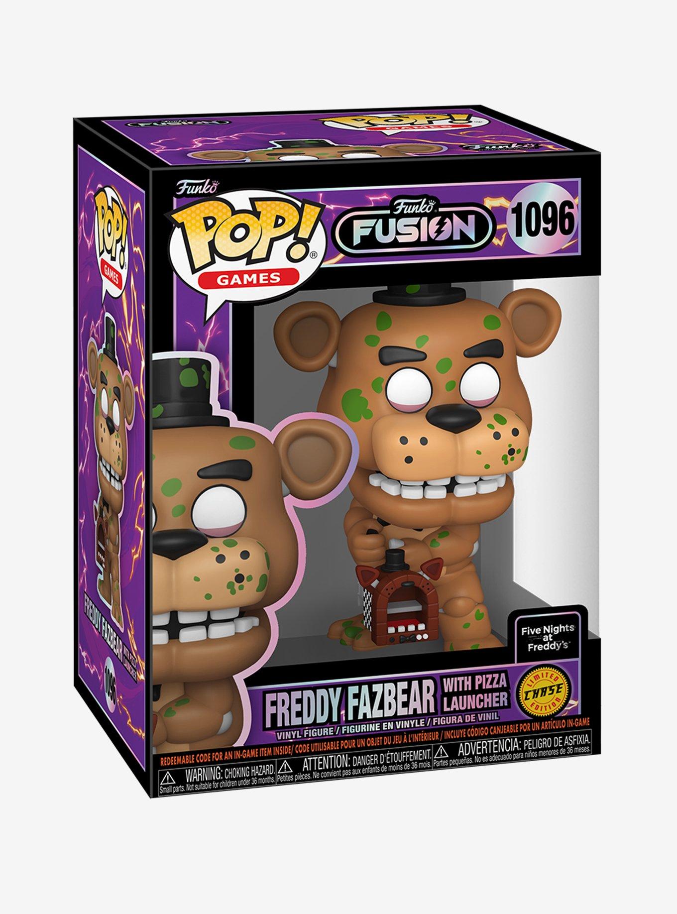 Funko Fusion Pop! Games Freddy Fazbear With Pizza Launcher Vinyl Figure, , alternate