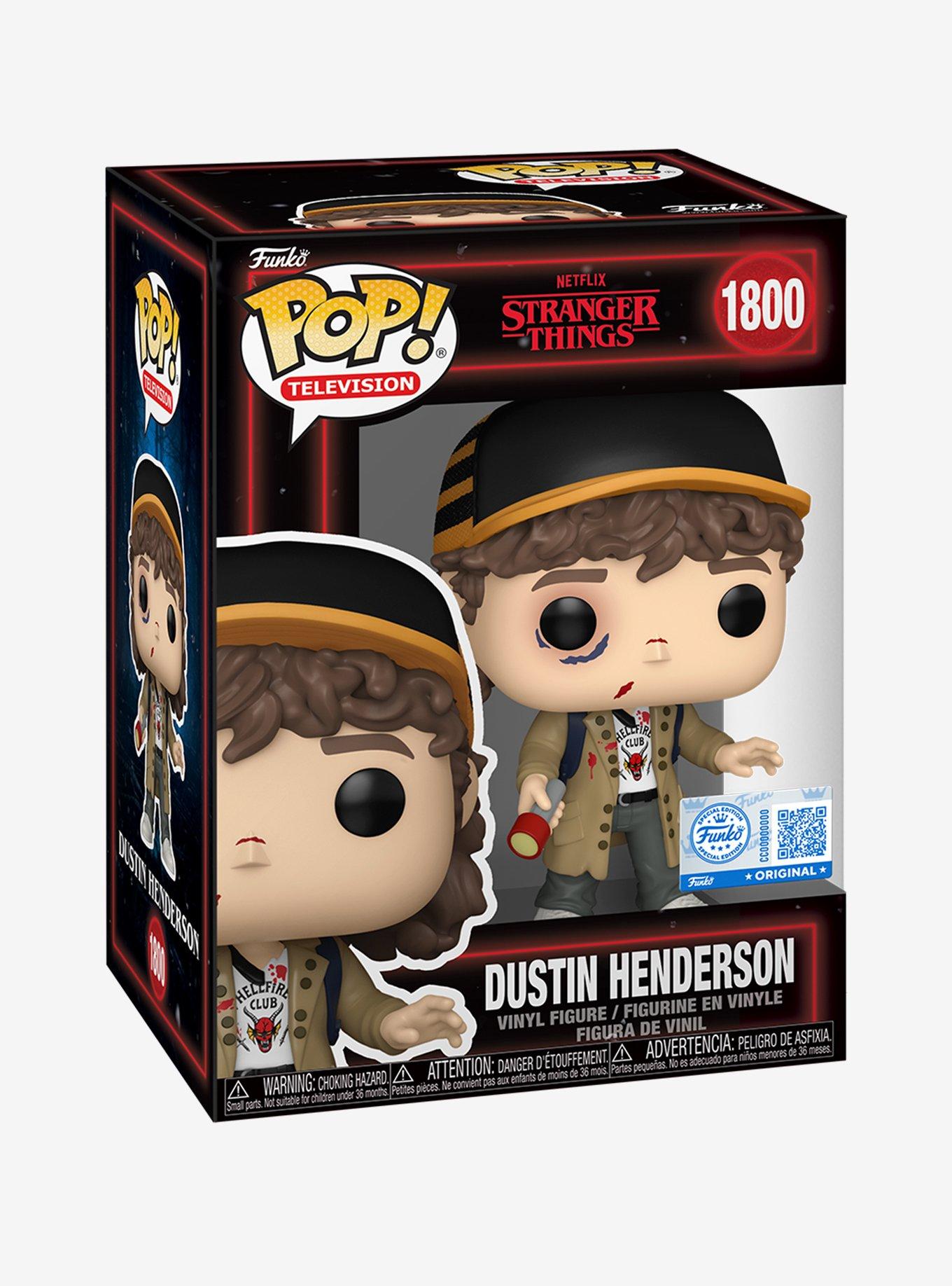 Funko Stranger Things Pop! Television Dustin Henderson Vinyl Figure Hot Topic Exclusive, , hi-res