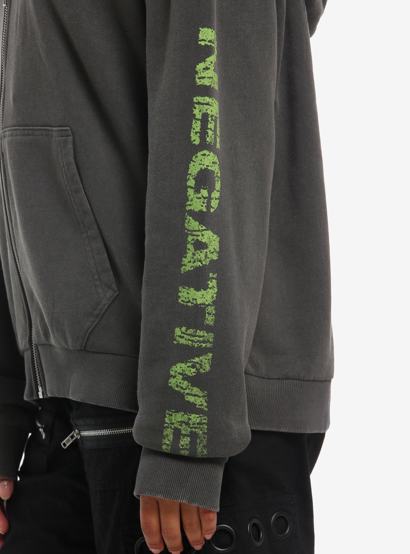 Type O Negative Bloody Kisses Pigment-Dye Hoodie, BLACK, alternate