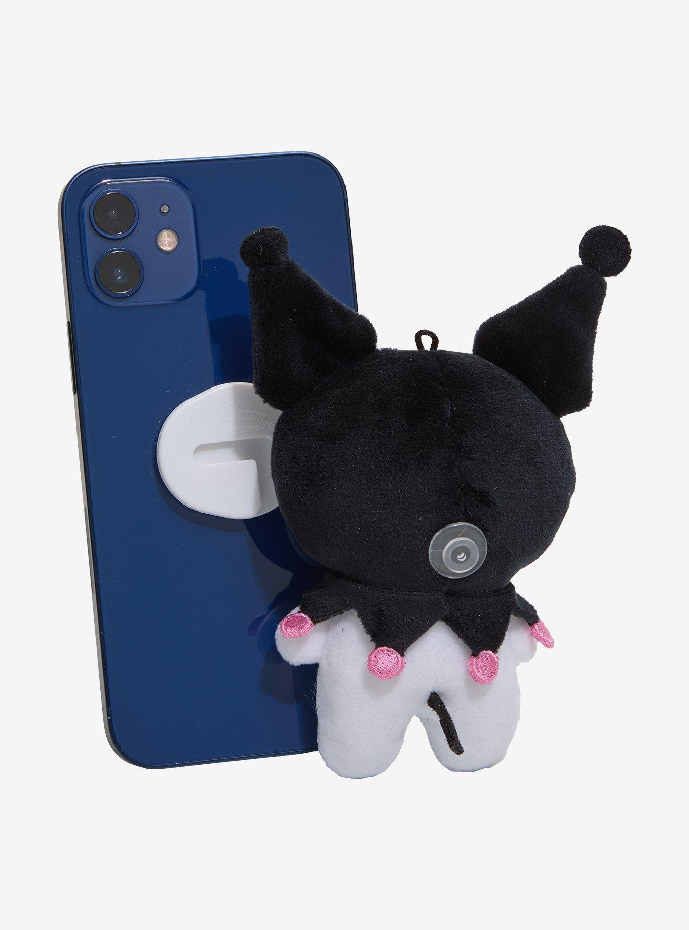 Bandai Namco Kuromi Plush Phone Stand Charm, , alternate