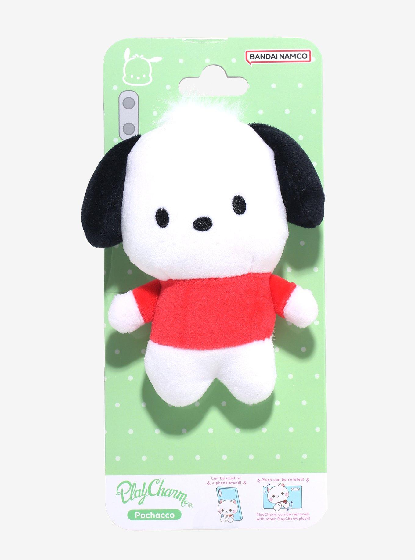 Bandai Namco Pochacco Play Charm Plush Phone Grip, , alternate