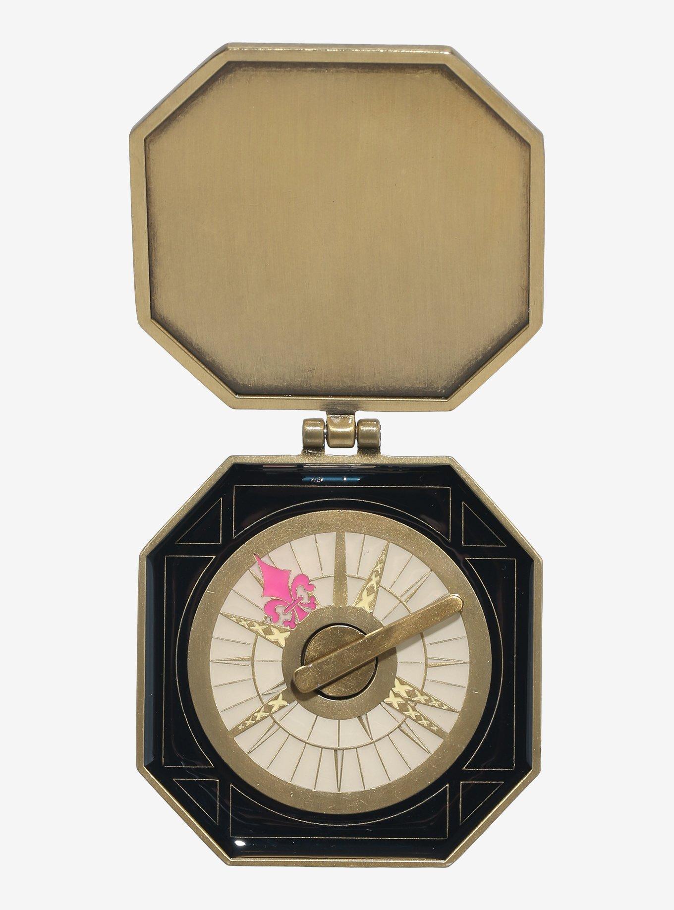 Disney Pirates of the Caribbean Spinning Compass Hinged Enamel Pin — BoxLunch Exclusive, , alternate