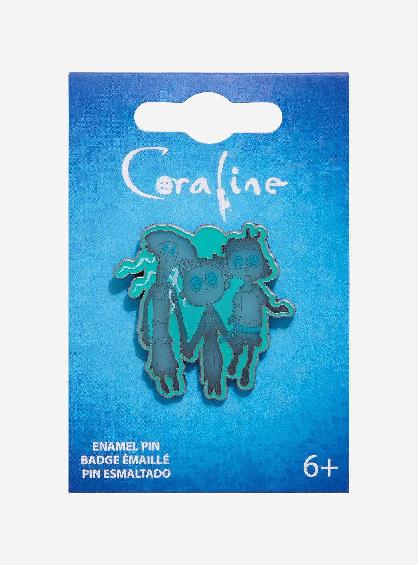 Loungefly Coraline Ghost Children Translucent Enamel Pin — BoxLunch Exclusive, , alternate