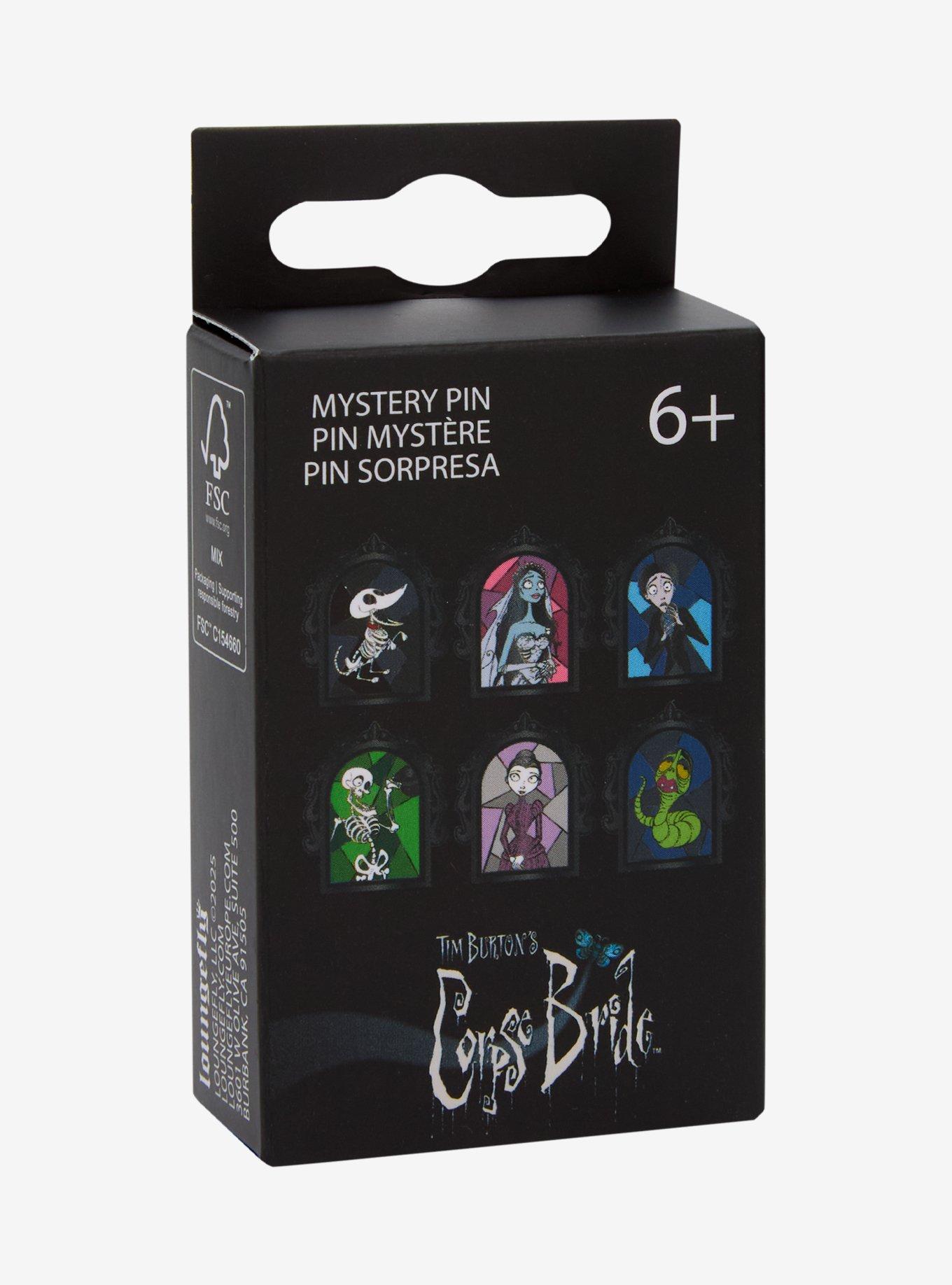 Loungefly Corpse Bride Arched Portrait Blind Box Enamel Pin — BoxLunch Exclusive, , hi-res