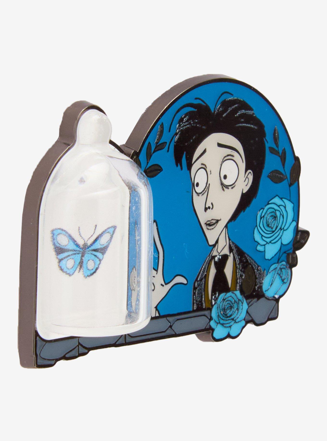 Loungefly Corpse Bride Victor & Butterfly Enamel Pin &mdash; BoxLunch Exclusive, , hi-res