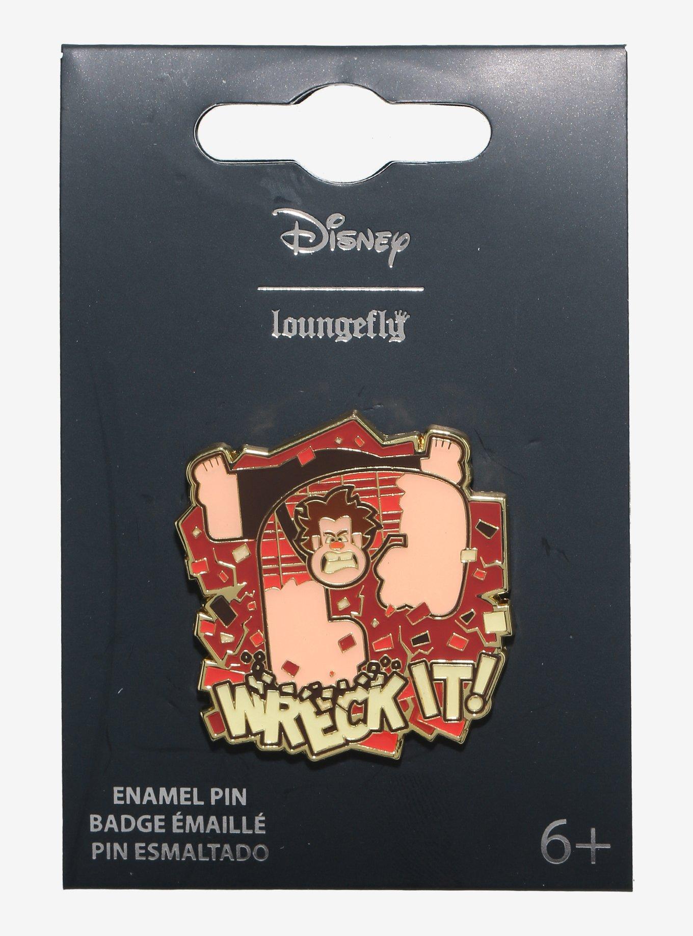 Loungefly Disney Wreck-It Ralph Wreck It Enamel Pin - BoxLunch Exclusive, , alternate