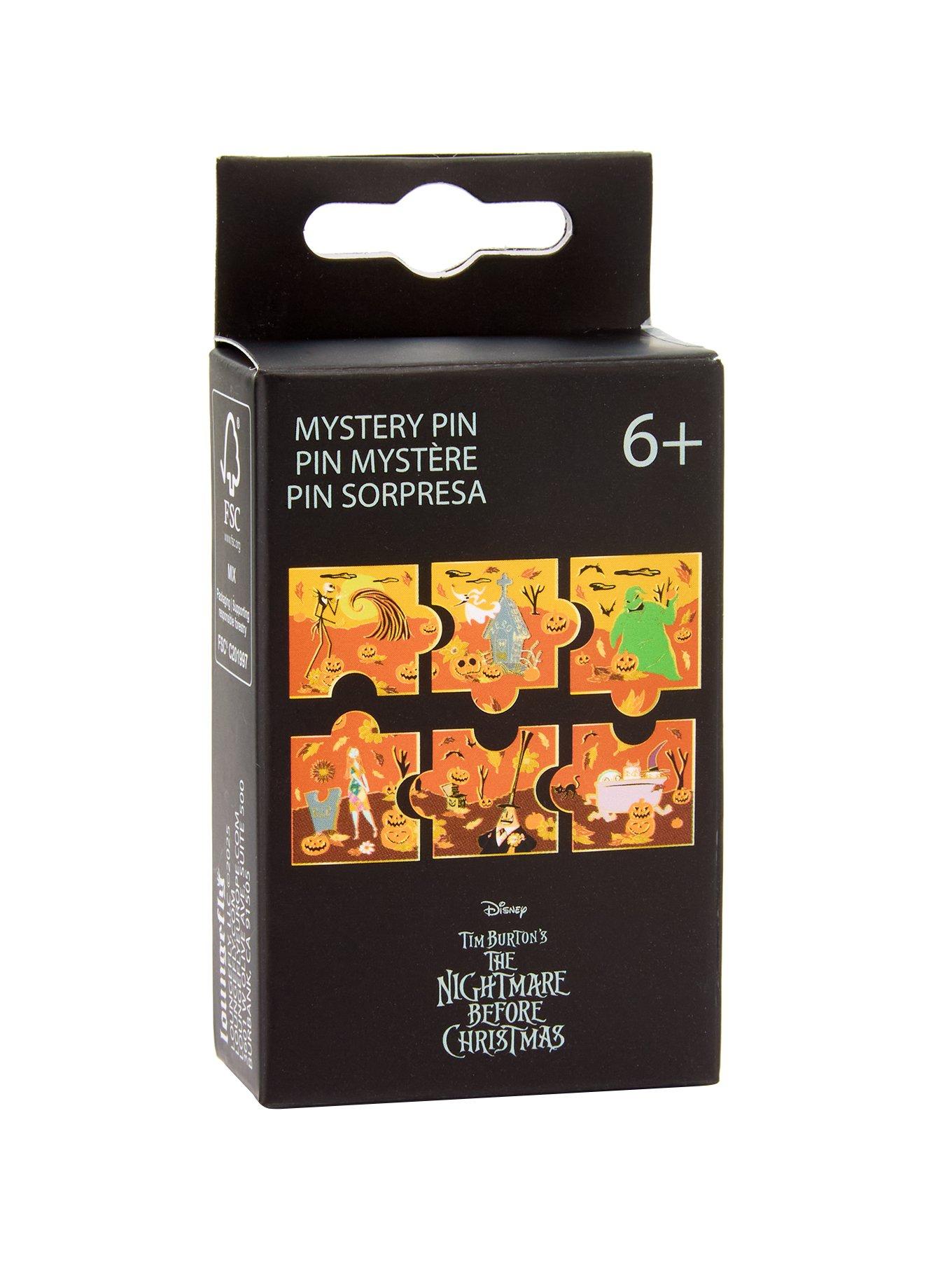 Loungefly Disney The Nightmare Before Christmas Fall Characters Puzzle Blind Box Enamel Pin - BoxLunch Exclusive, , hi-res