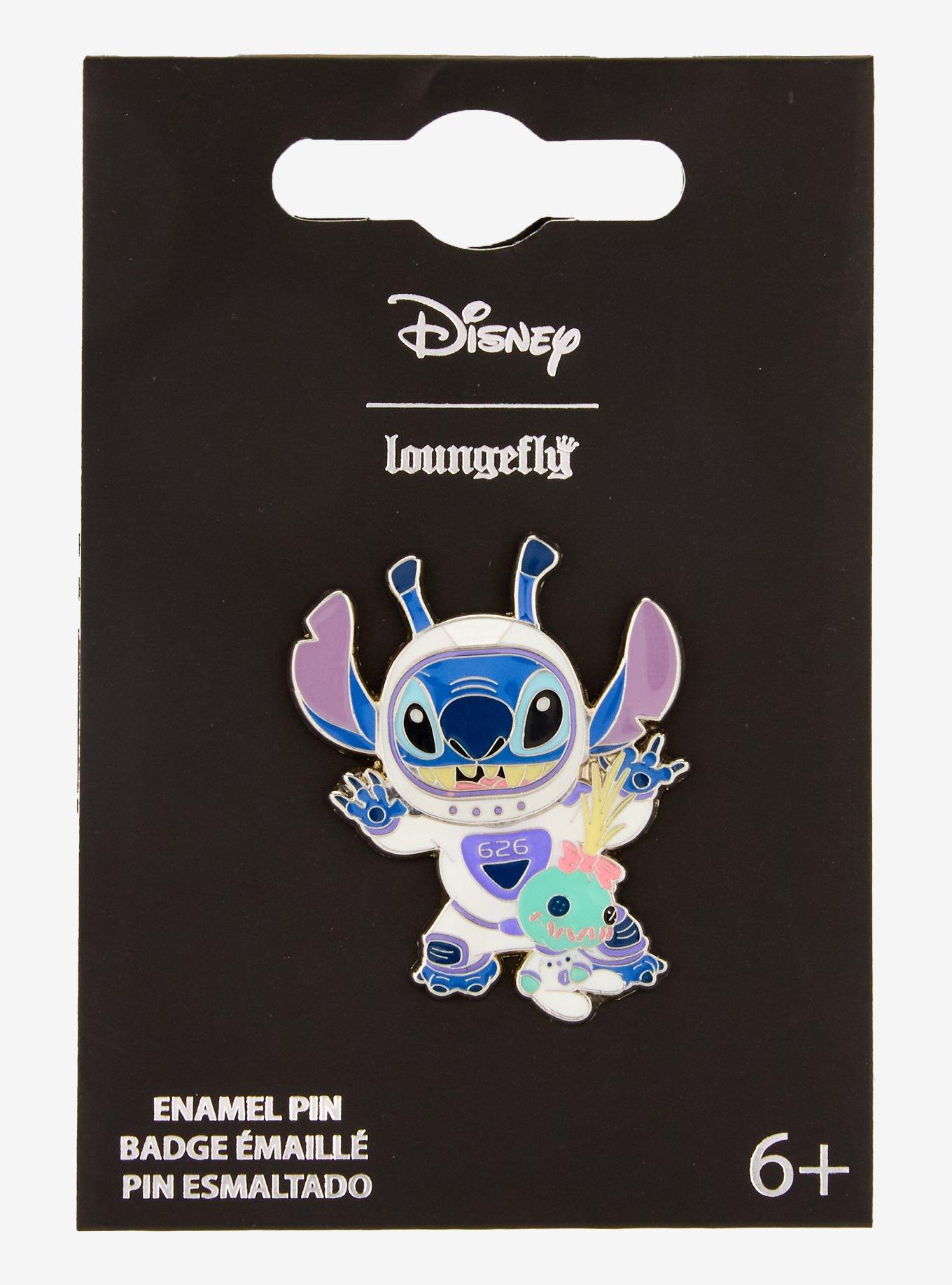 Loungefly Disney Stitch Astronaut Enamel Pin - BoxLunch Exclusive, , hi-res