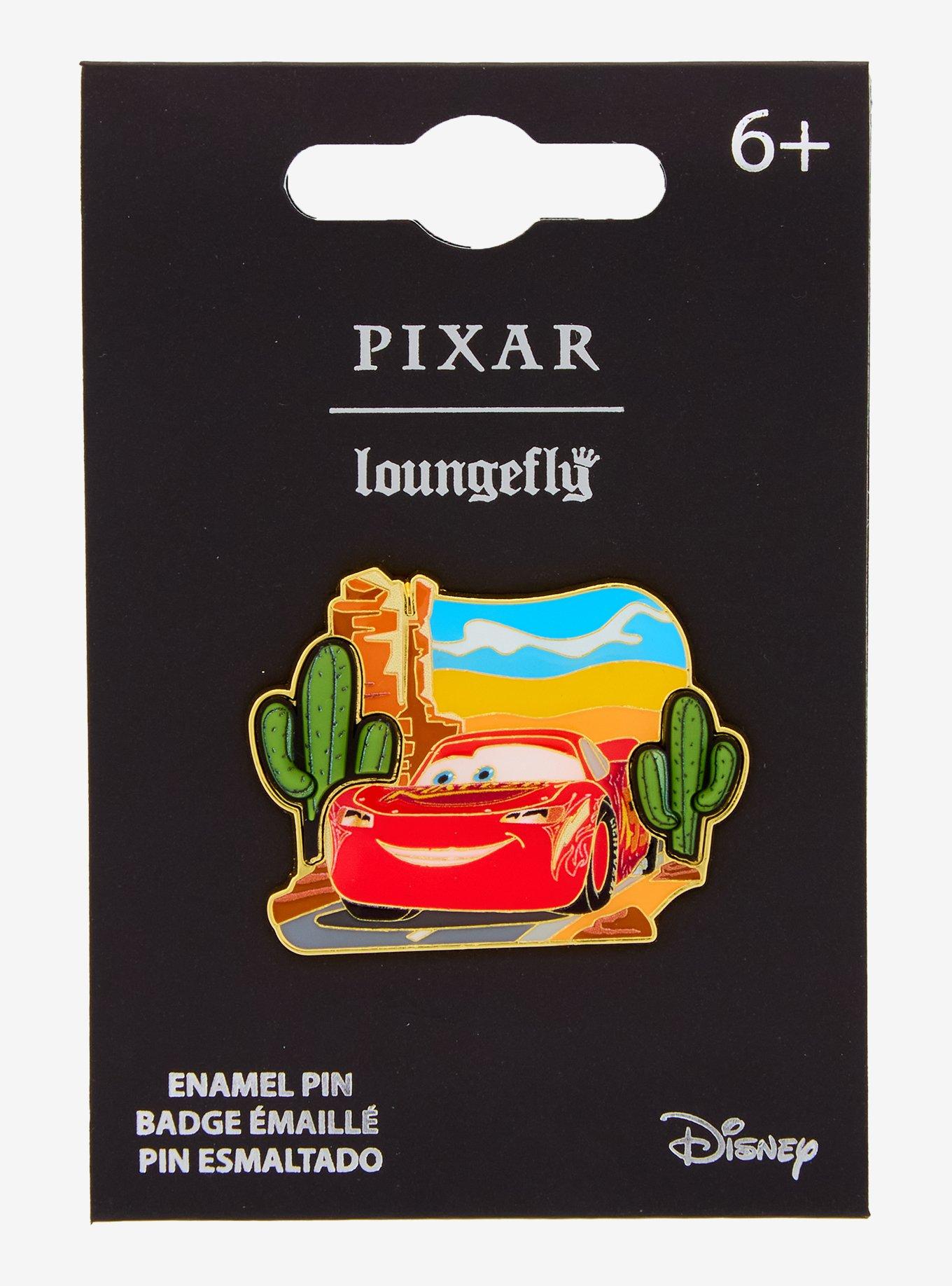 Loungefly Disney Pixar Cars Lightning McQueen Cactus Enamel Pin — BoxLunch Exclusive