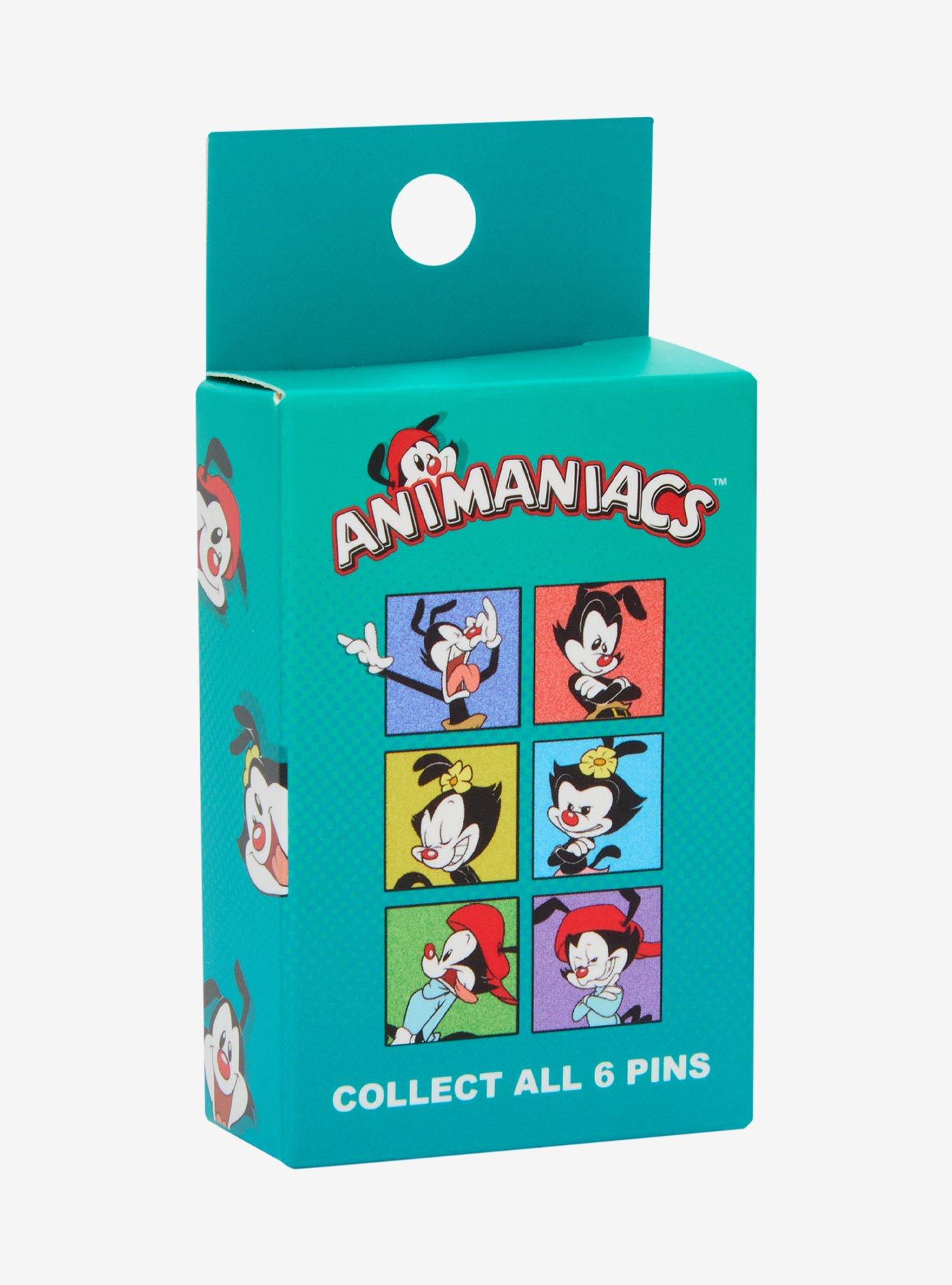 Animaniacs Character Color Portraits Glitter Blind Box Enamel Pin - BoxLunch Exclusive, , hi-res
