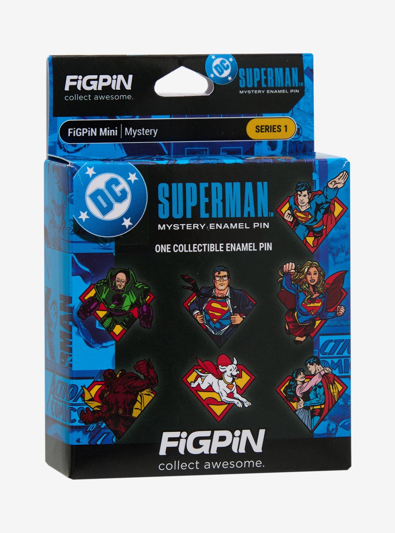 FiGPiN DC Comics Superman Characters Blind Box Enamel Pin, , hi-res