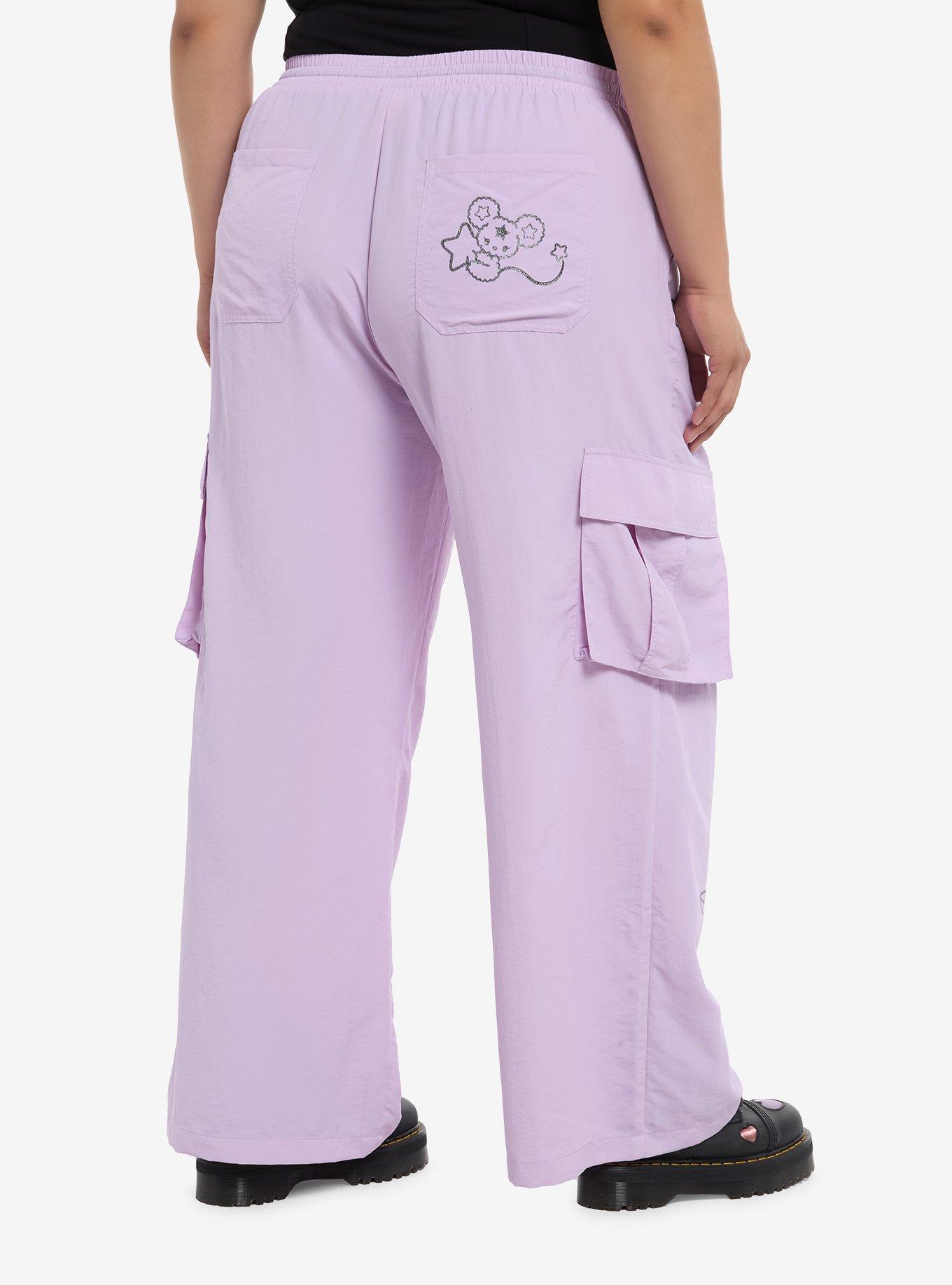 Magical Twin Comets Lavender Cargo Pants Plus Size, , hi-res