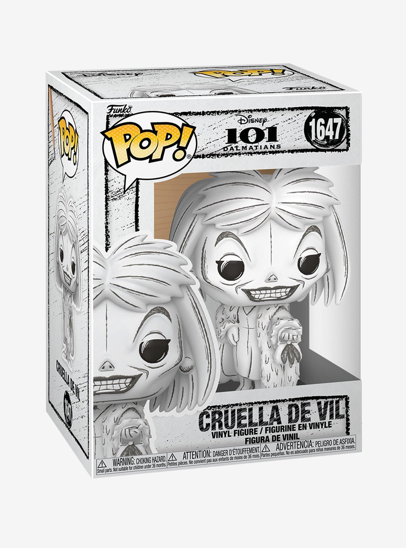 Funko Pop! Disney 101 Dalmatians Cruella De Vil Sketched Vinyl Figure