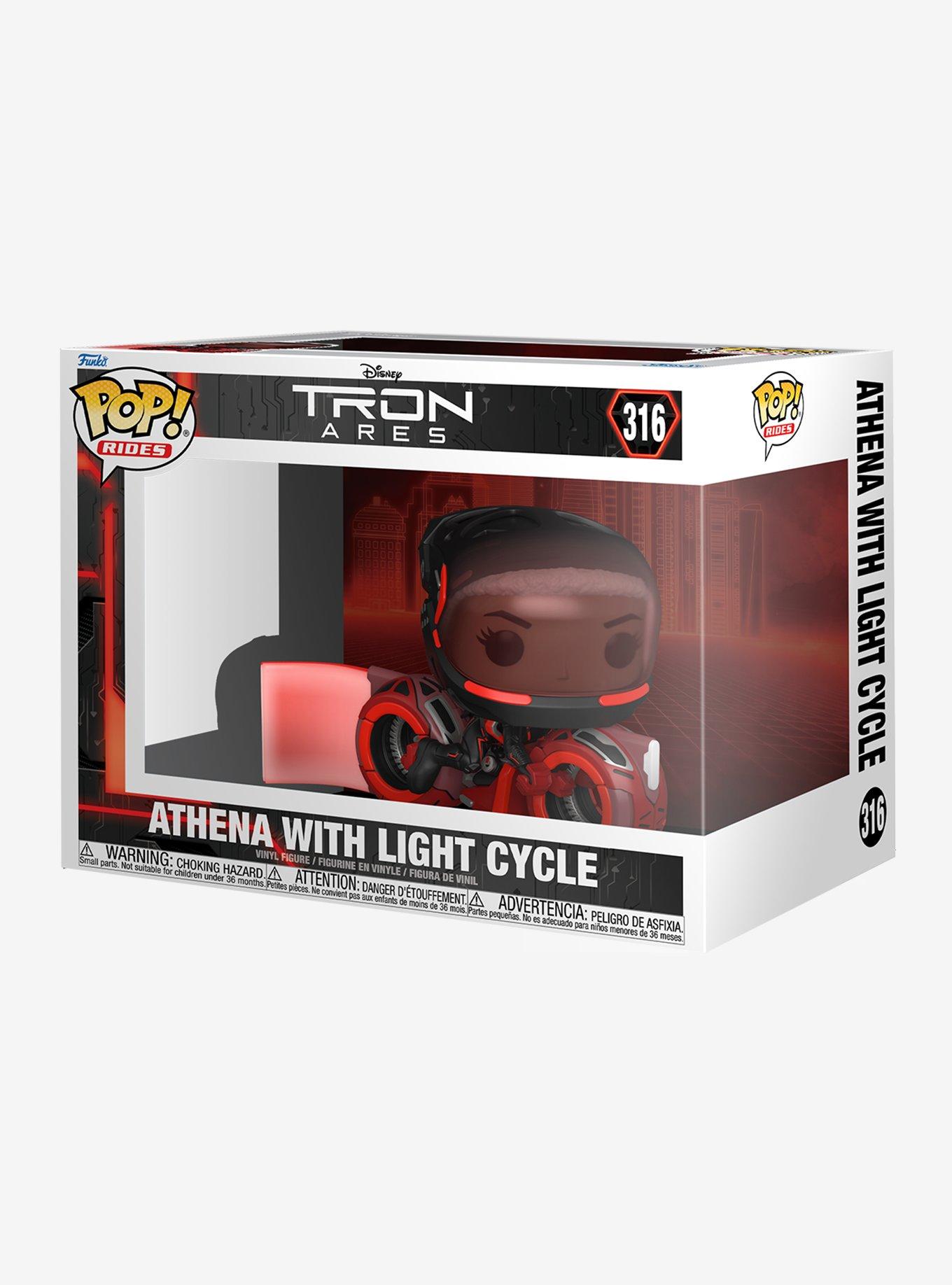 Funko Pop! Rides Tron: Ares Athena with Light Cycle Vinyl Figure, , hi-res