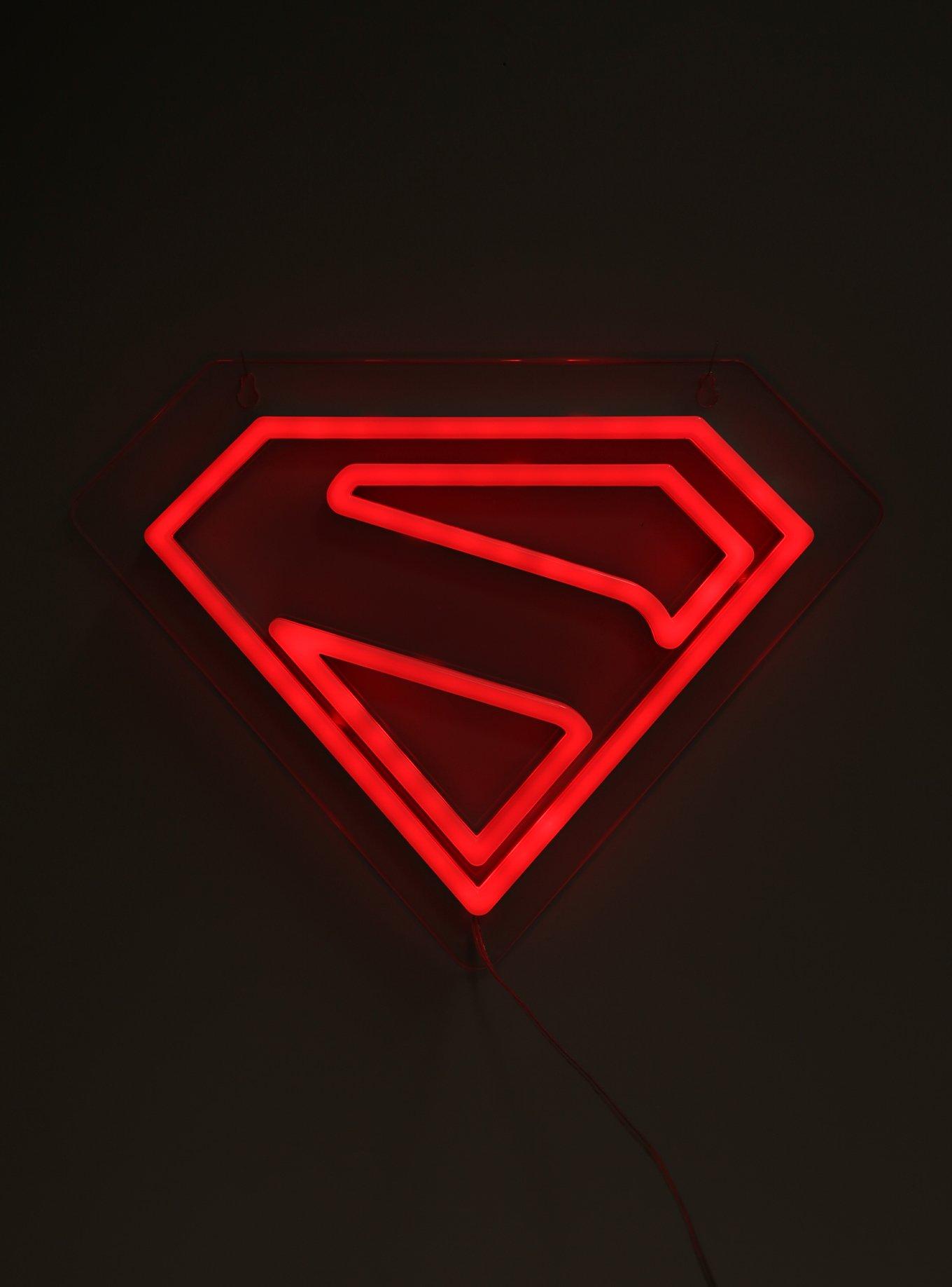 DC Comics Superman Logo LED Neon Light, , hi-res