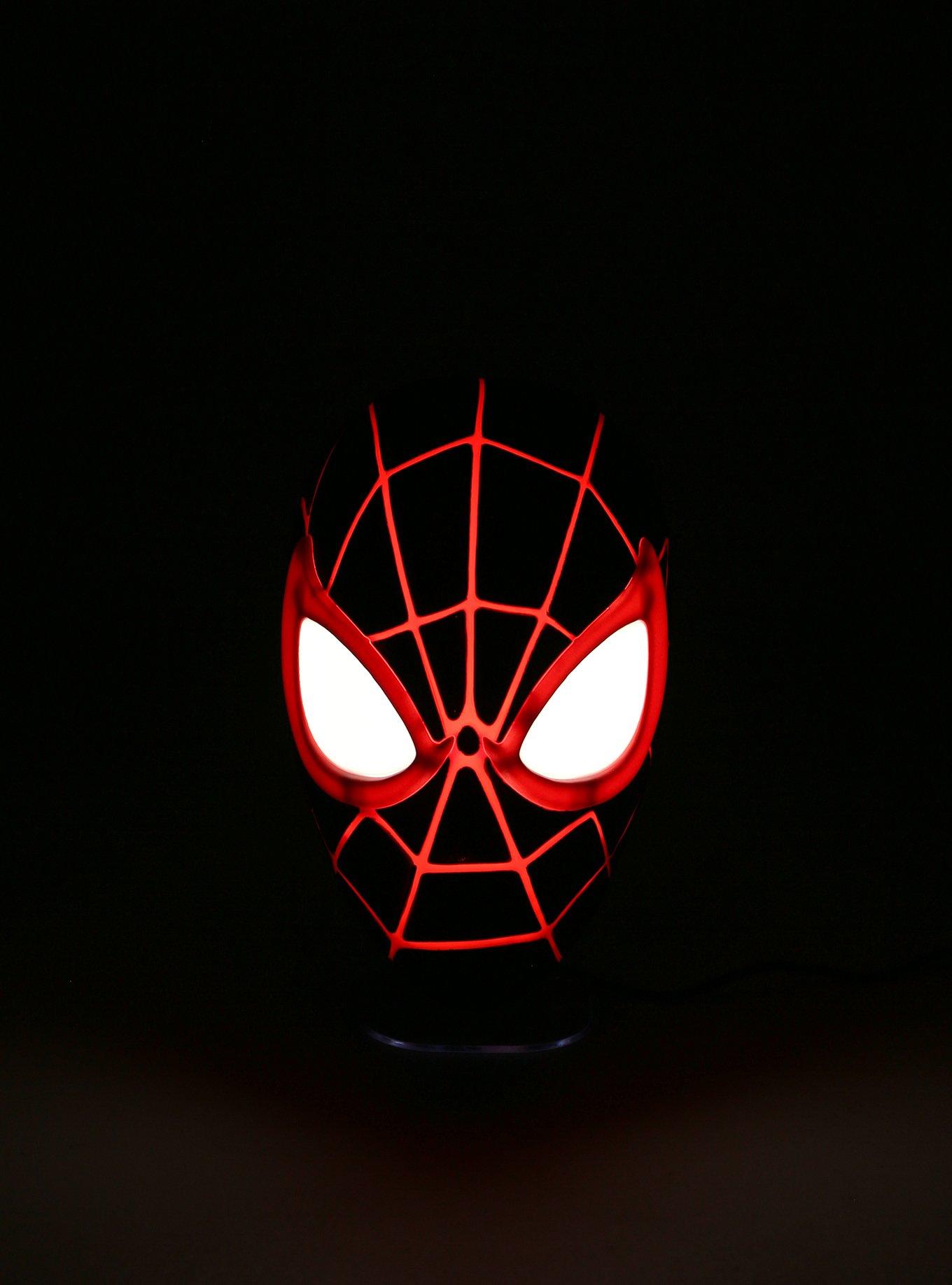 Marvel Spider-Man Miles Morales Mask Figural Lamp
