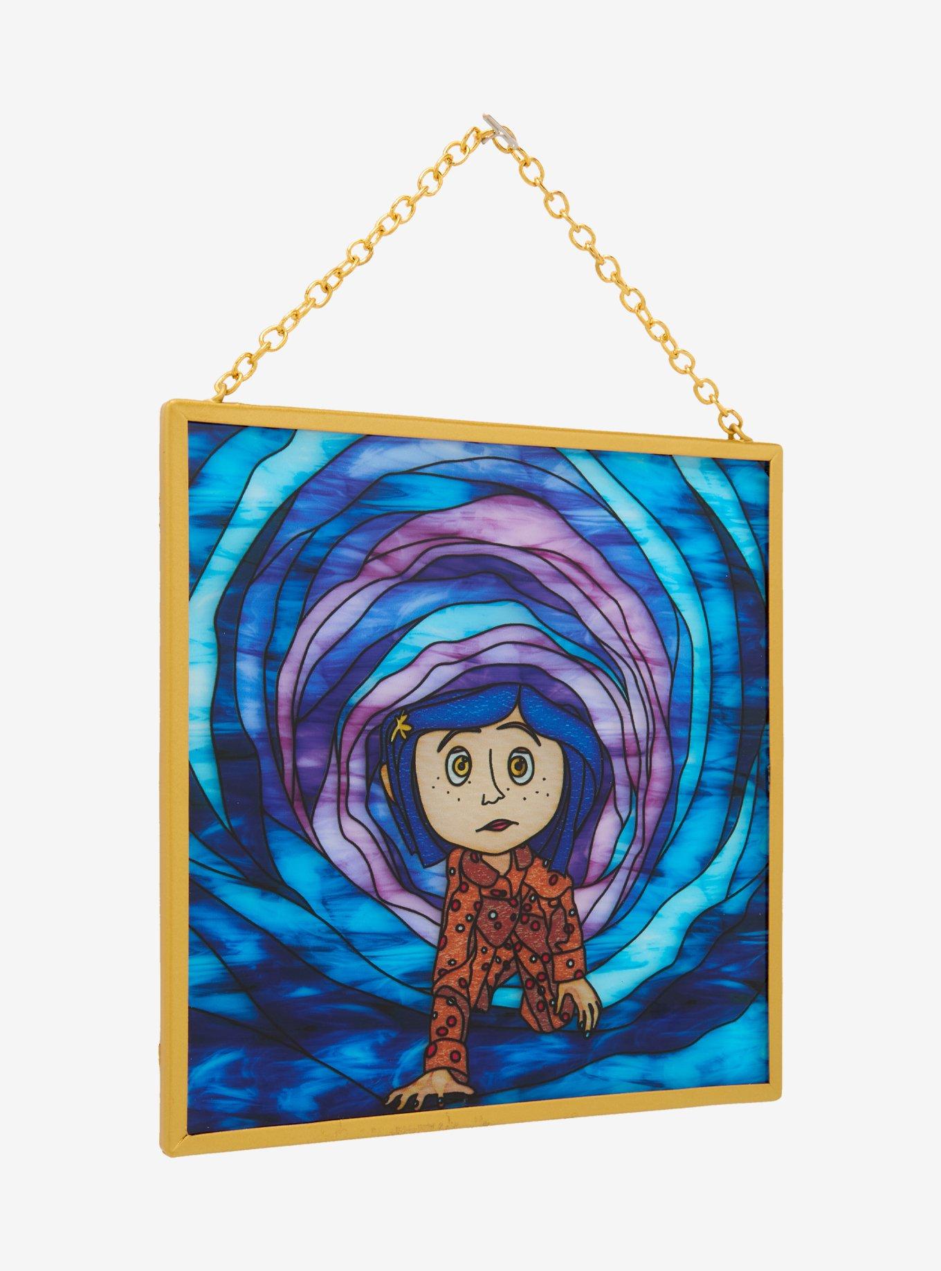Coraline Other World Tunnel Stained Glass Wall Art — BoxLunch Exclusive, , hi-res