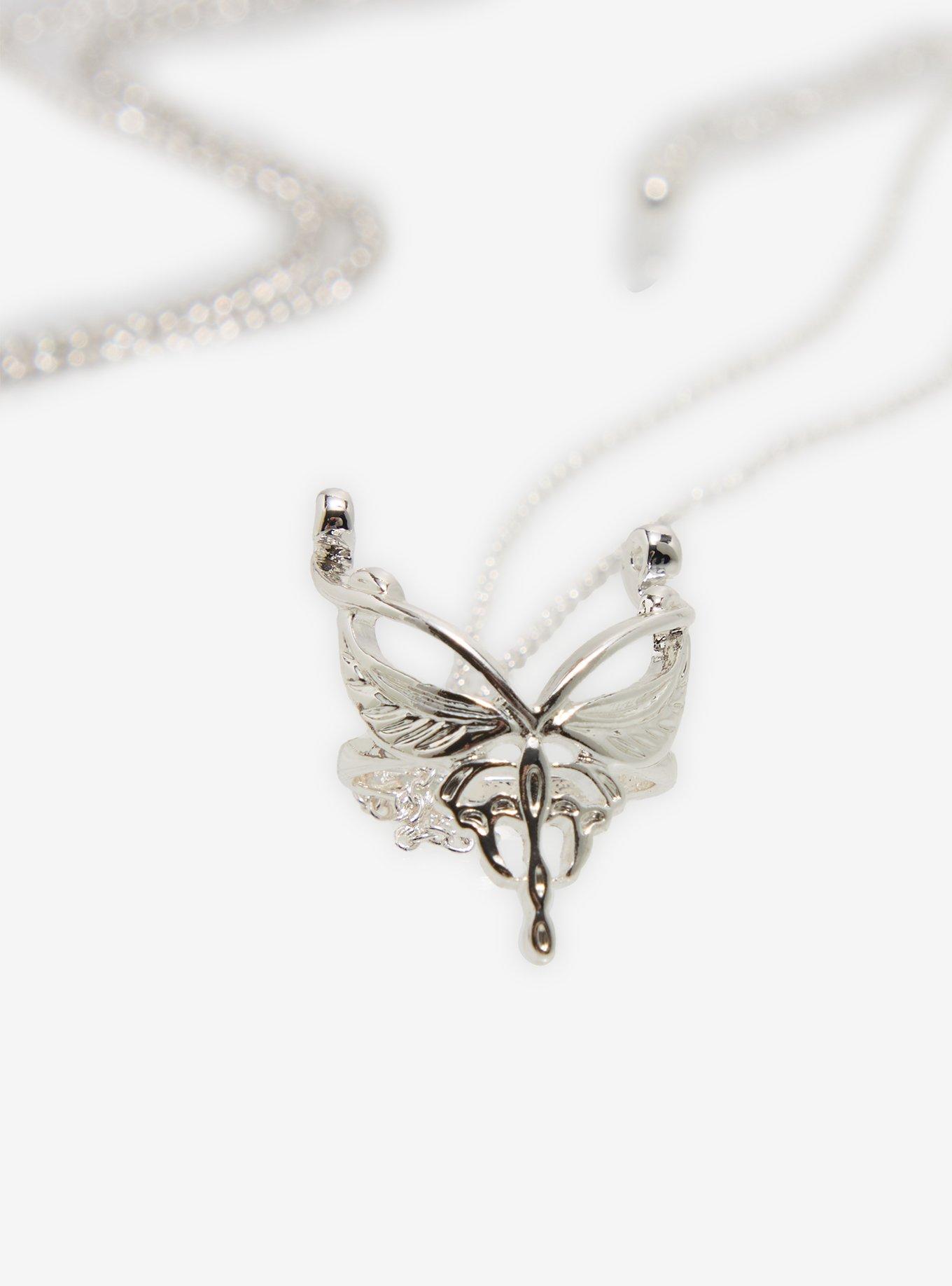 The Lord Of The Rings Aragorn & Arwen Crown Best Friend Necklace Set, , alternate