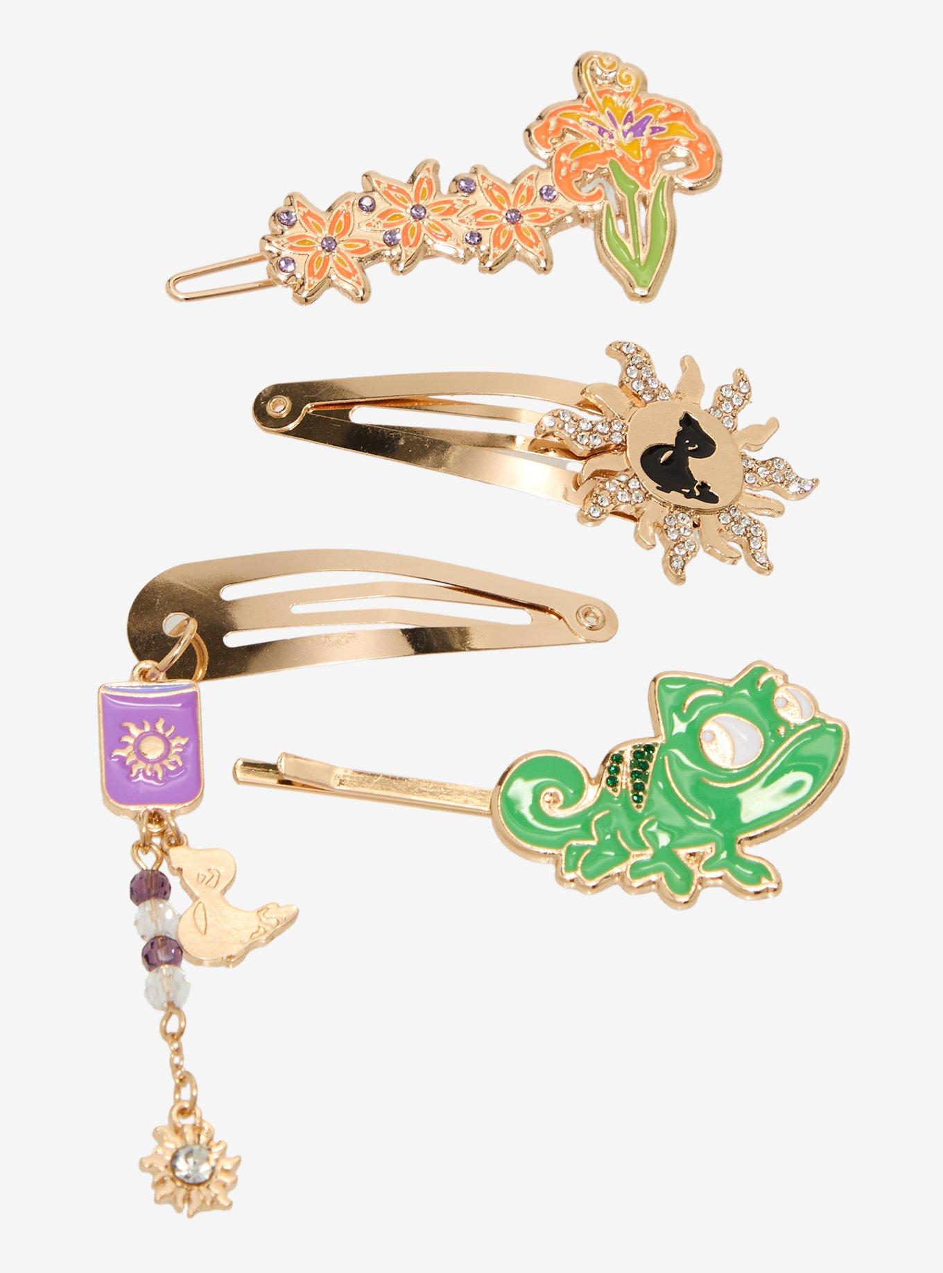 Her Universe Disney Tangled Icons Hair Clip Set Her Universe Exclusive, , hi-res