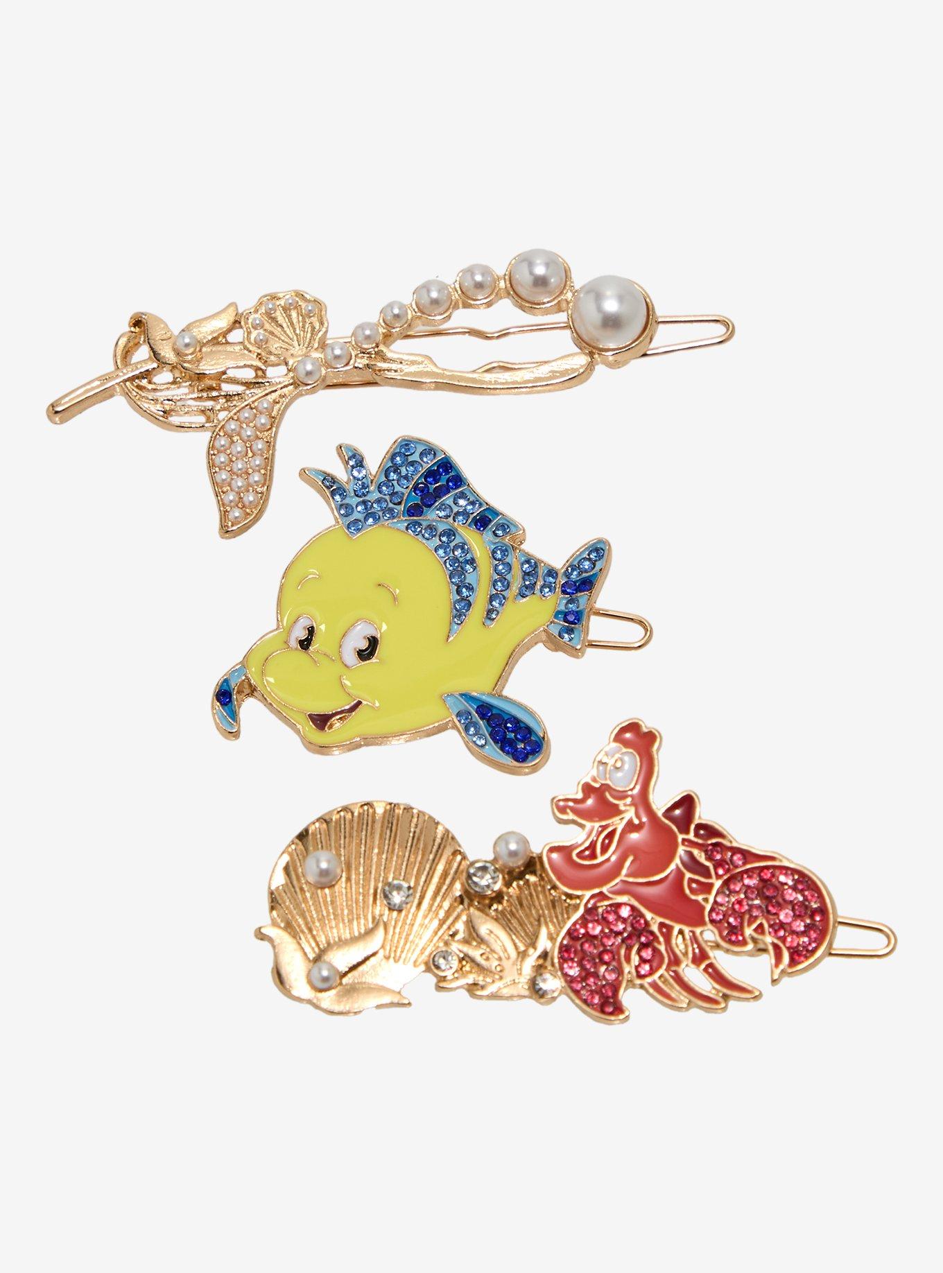 Her Universe Disney The Little Mermaid Icons Hair Clip Set Her Universe Exclusive, , hi-res