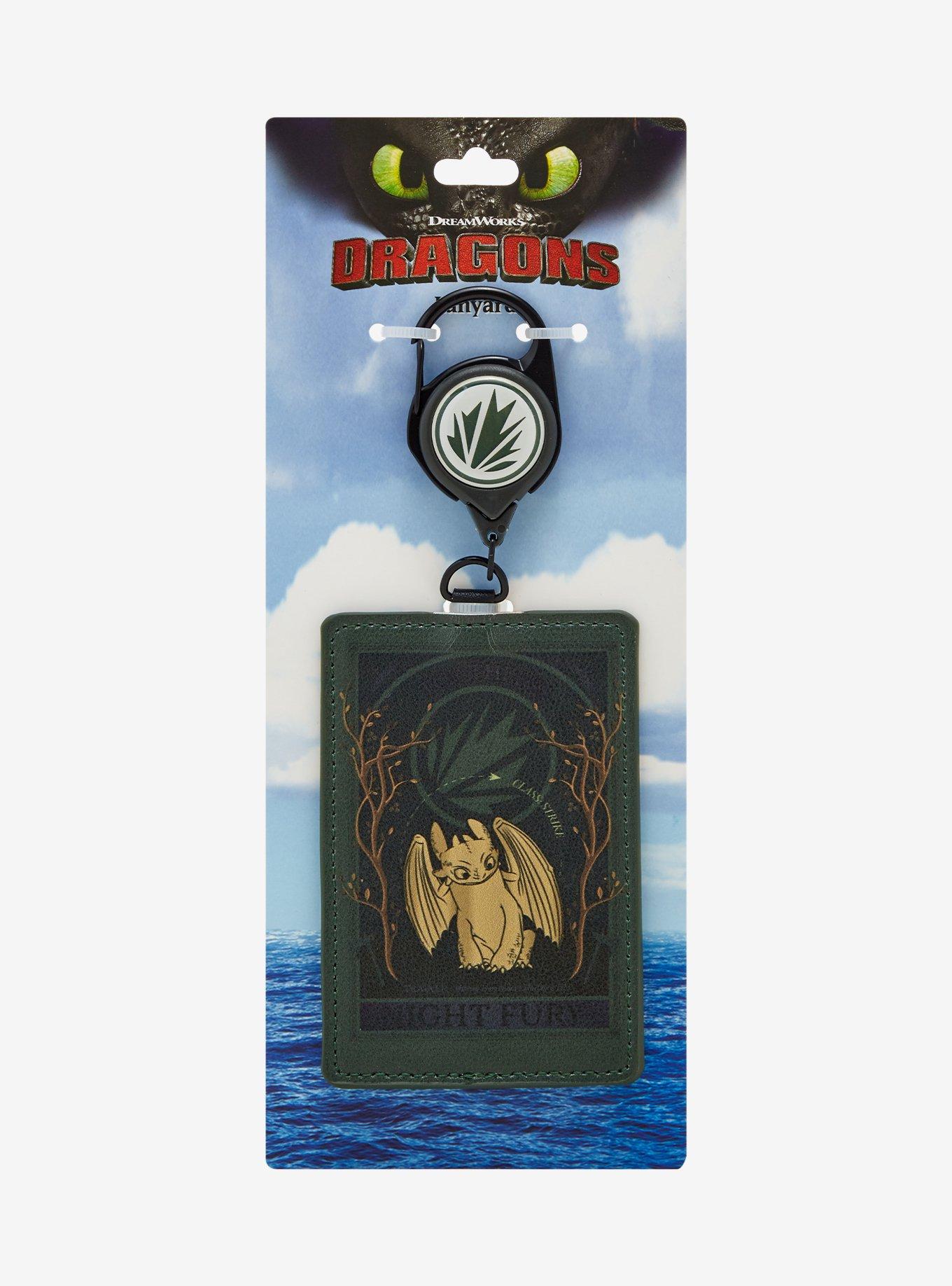 DreamWorks How To Train Your Dragon Toothless Night Fury Lanyard, , alternate
