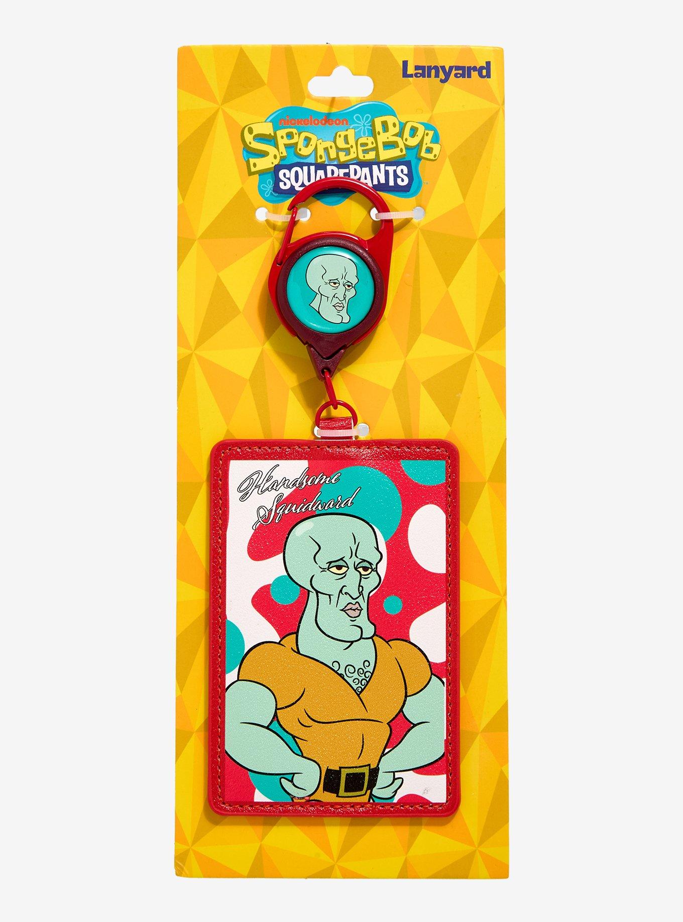 SpongeBob SquarePants Handsome Squidward Retractable Lanyard, , alternate