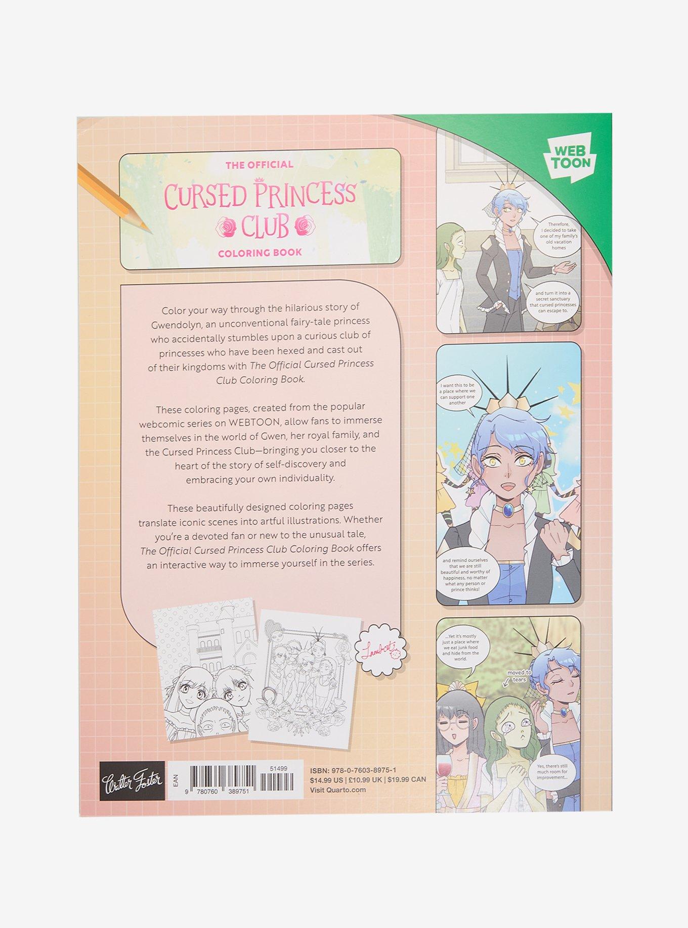 Cursed Princess Club Official Coloring Book, , alternate