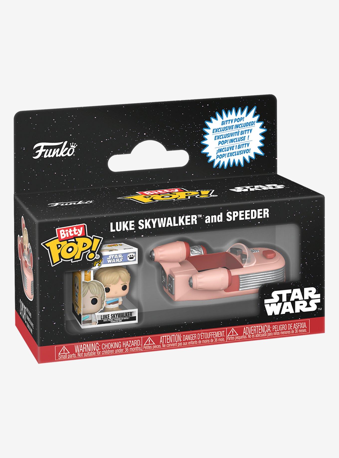 Funko Star Wars Bitty Pop! Luke Skywalker And Speeder Vinyl Figure, , hi-res