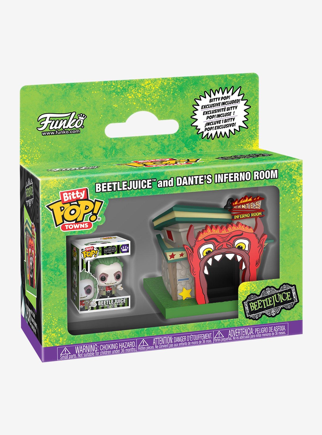 Funko Beetlejuice Bitty Pop! Towns Beetlejuice And Dante's Inferno Room Vinyl Figure Set, , hi-res