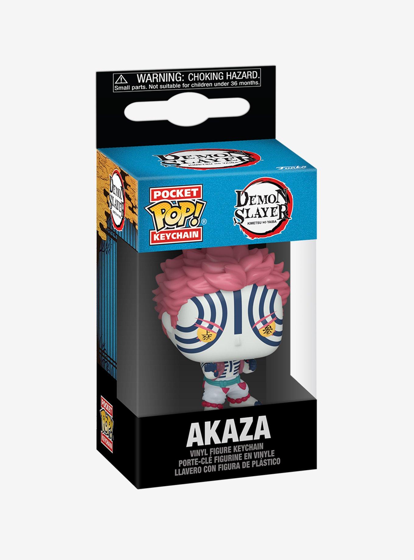 Funko Demon Slayer: Kimetsu No Yaiba Pocket Pop! Akaza Vinyl Key Chain, , hi-res