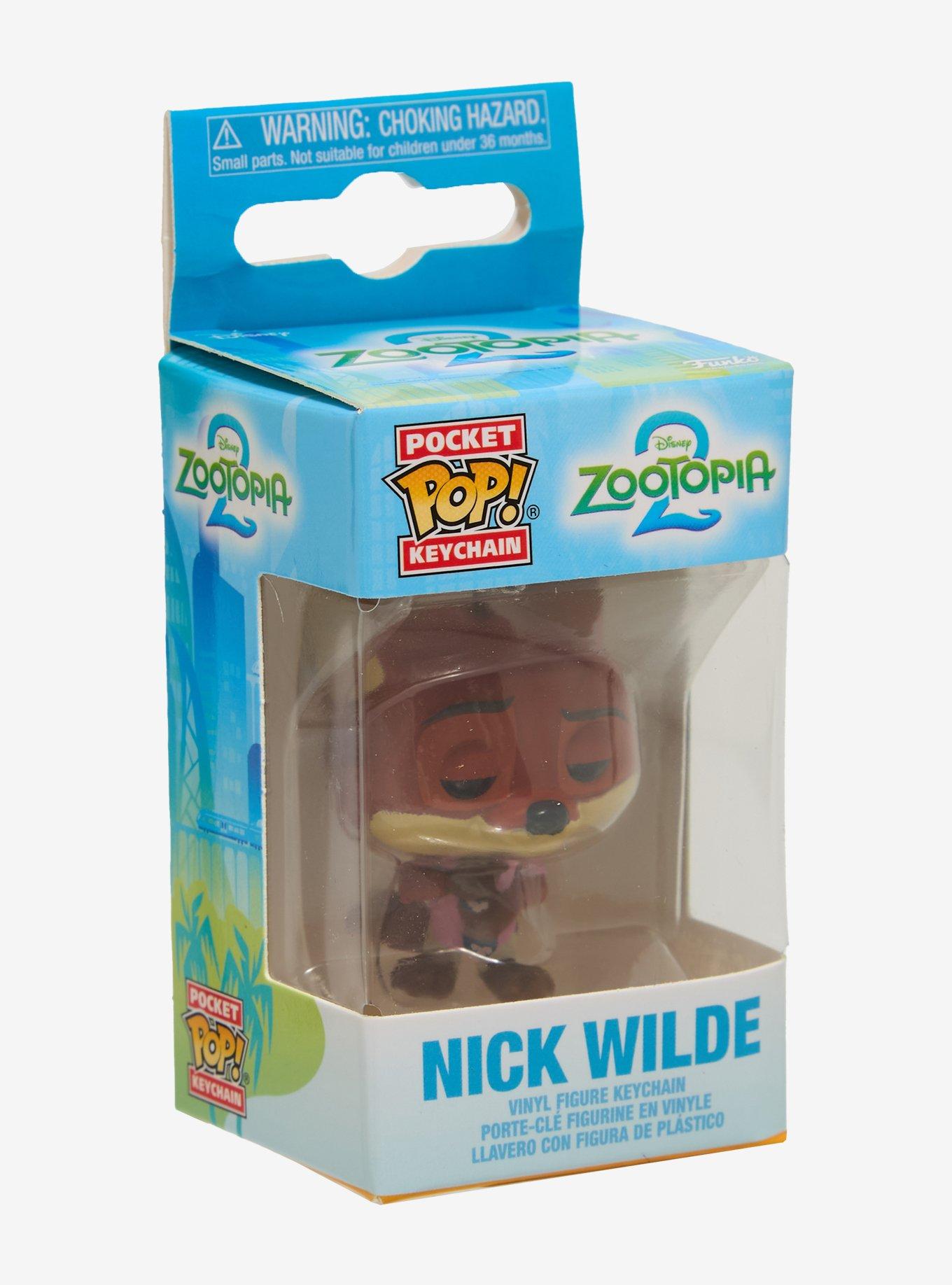 Funko Disney Zootopia 2 Pocket Pop! Nick Wilde Vinyl Key Chain, , hi-res