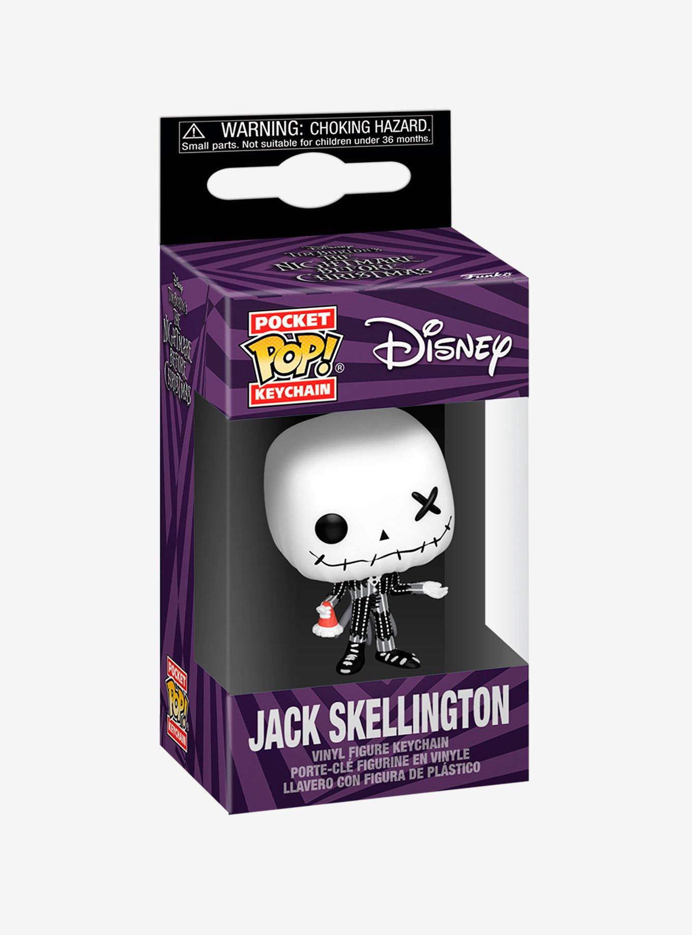 Funko The Nightmare Before Christmas Pocket Pop! Patchwork Jack Skellington Vinyl Key Chain, , hi-res