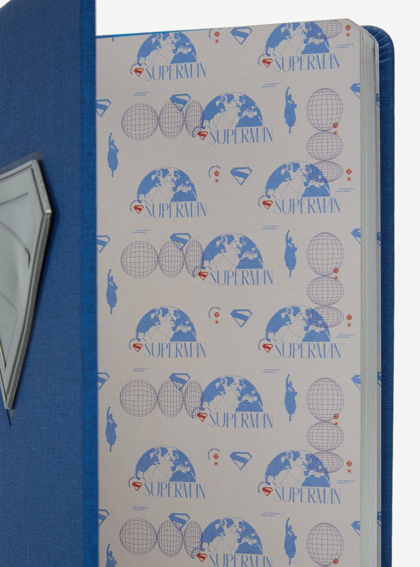 DC Comics Superman Metal Logo Hardcover Journal, , alternate