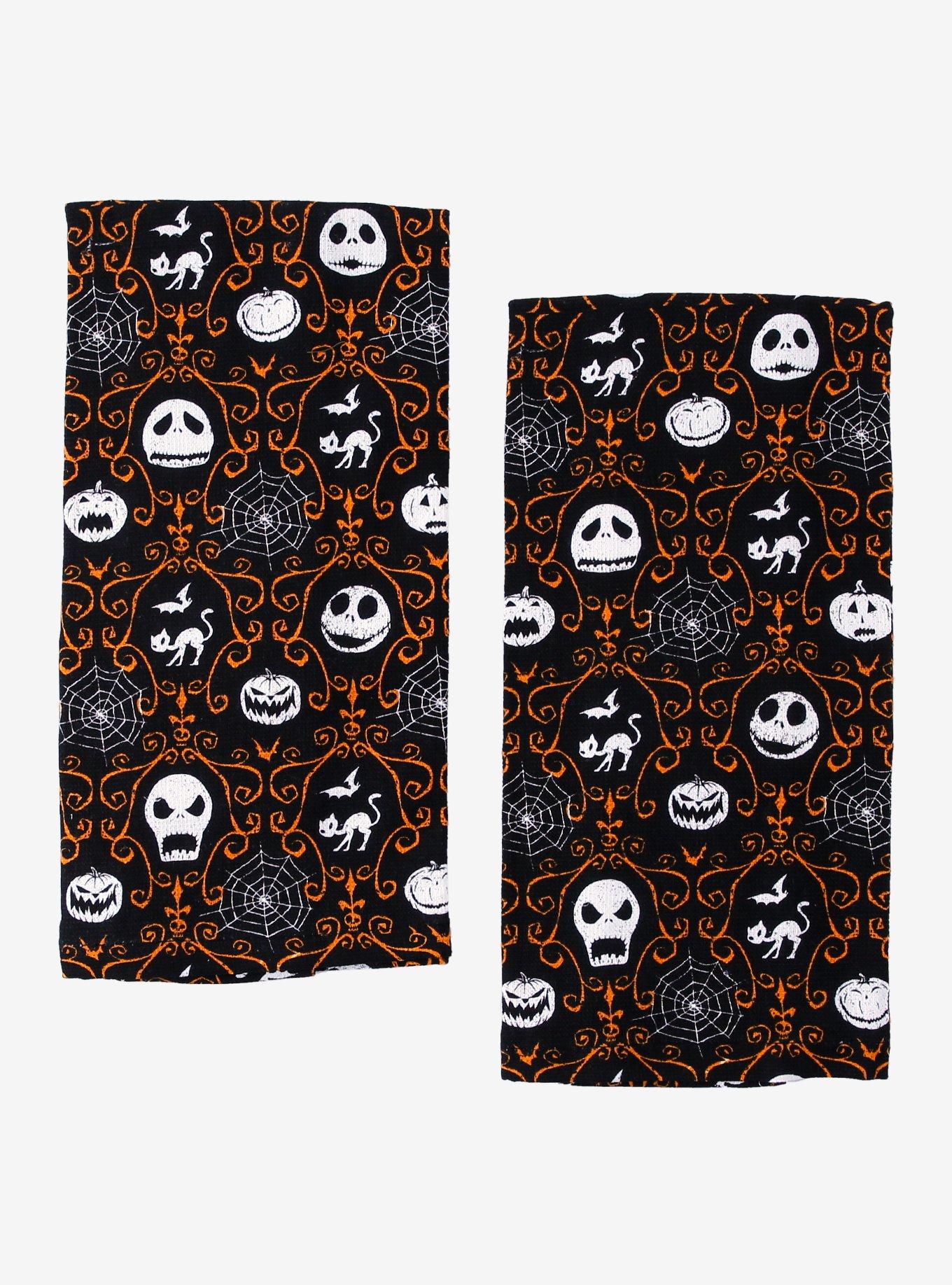 Disney The Nightmare Before Christmas Icons Allover Print Kitchen Towel Set, , alternate