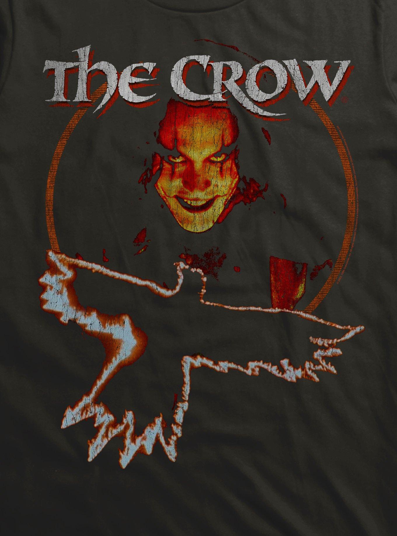 The Crow Distressed Fire Crow T-Shirt, , hi-res