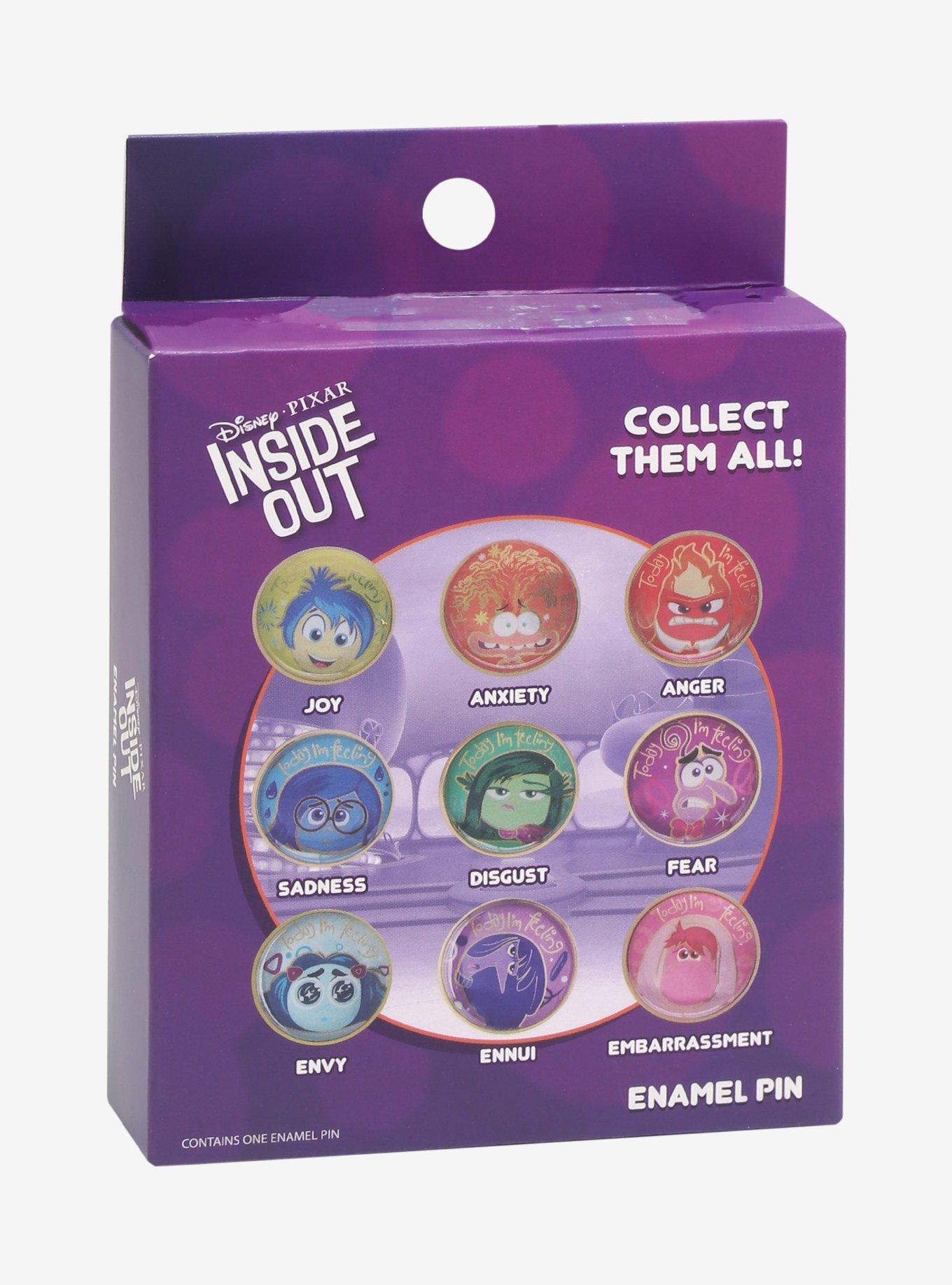 Disney Pixar Inside Out Emotions Blind Box Enamel Pin - BoxLunch Exclusive, , hi-res