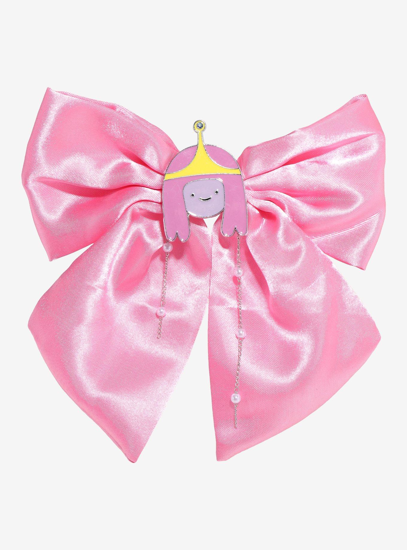 Adventure Time Princess Bubblegum Satin Bow Hair Clip, , hi-res