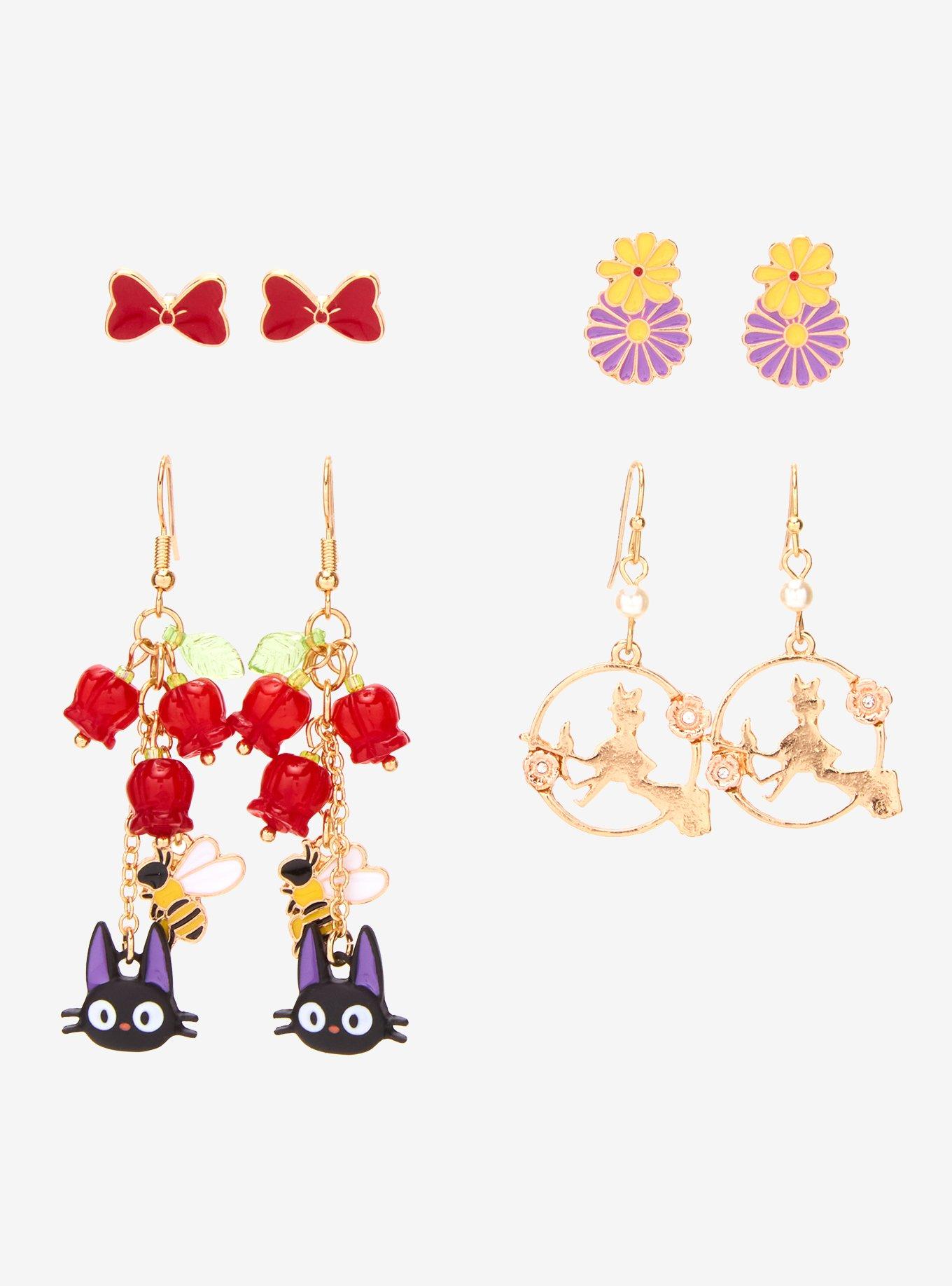 Studio Ghibli® Kiki's Delivery Service Floral Earring Set