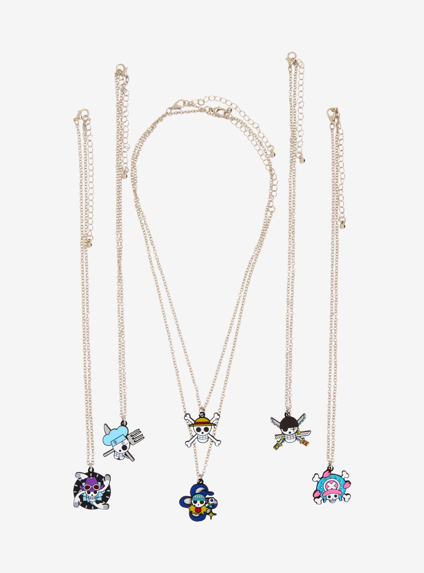 One Piece Character Jolly Rogers Blind Box Necklace - BoxLunch Exclusive, , hi-res