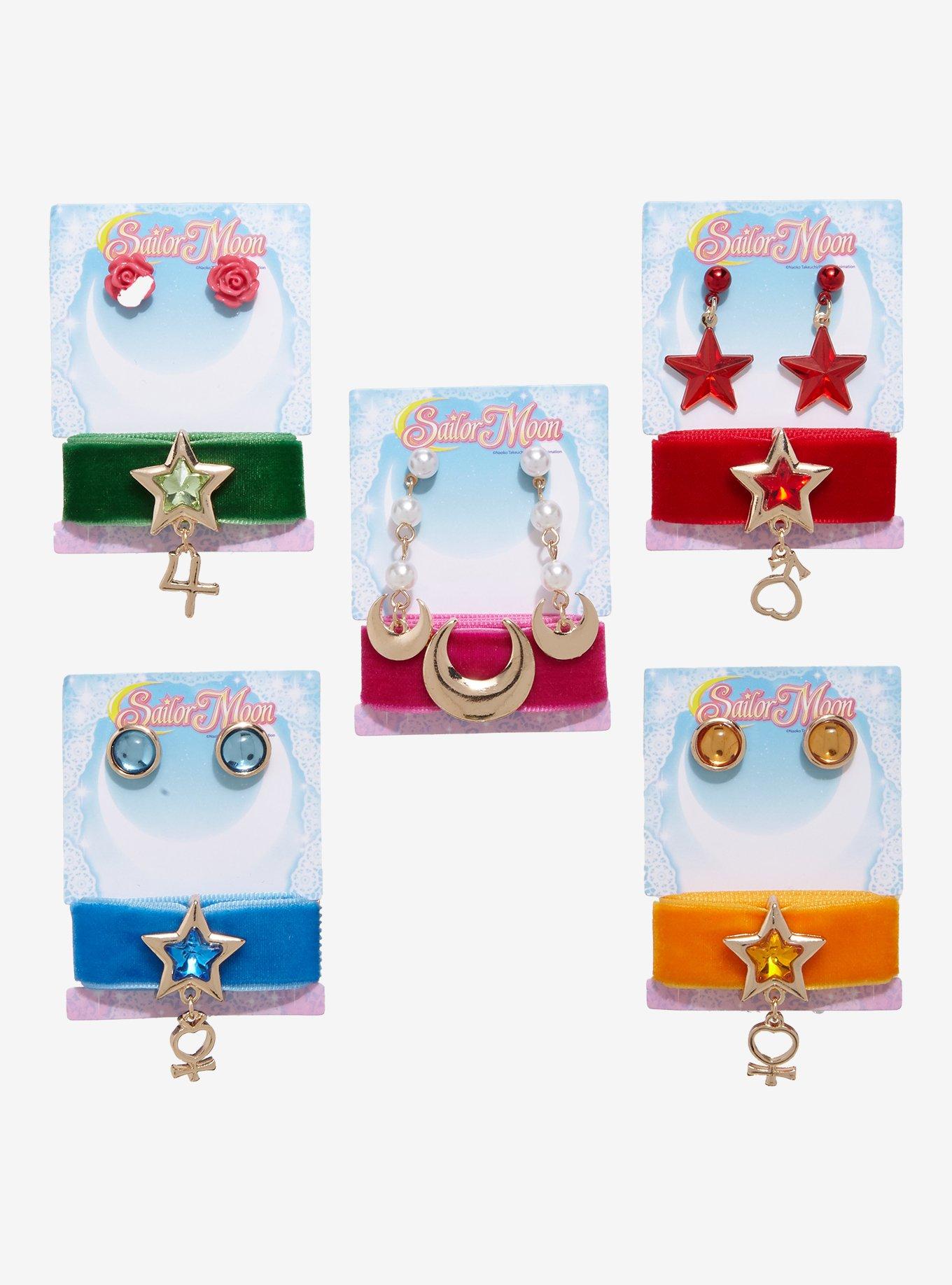Sailor Moon Characters Blind Box Necklace and Earring Set - BoxLunch Exclusive, , hi-res