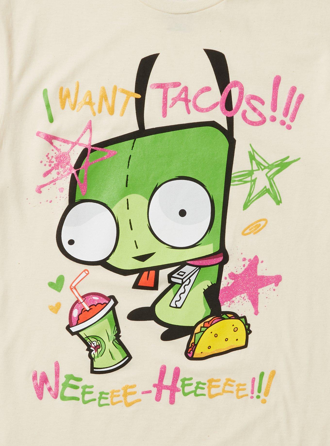Invader Zim GIR I Want Tacos T-Shirt, , hi-res