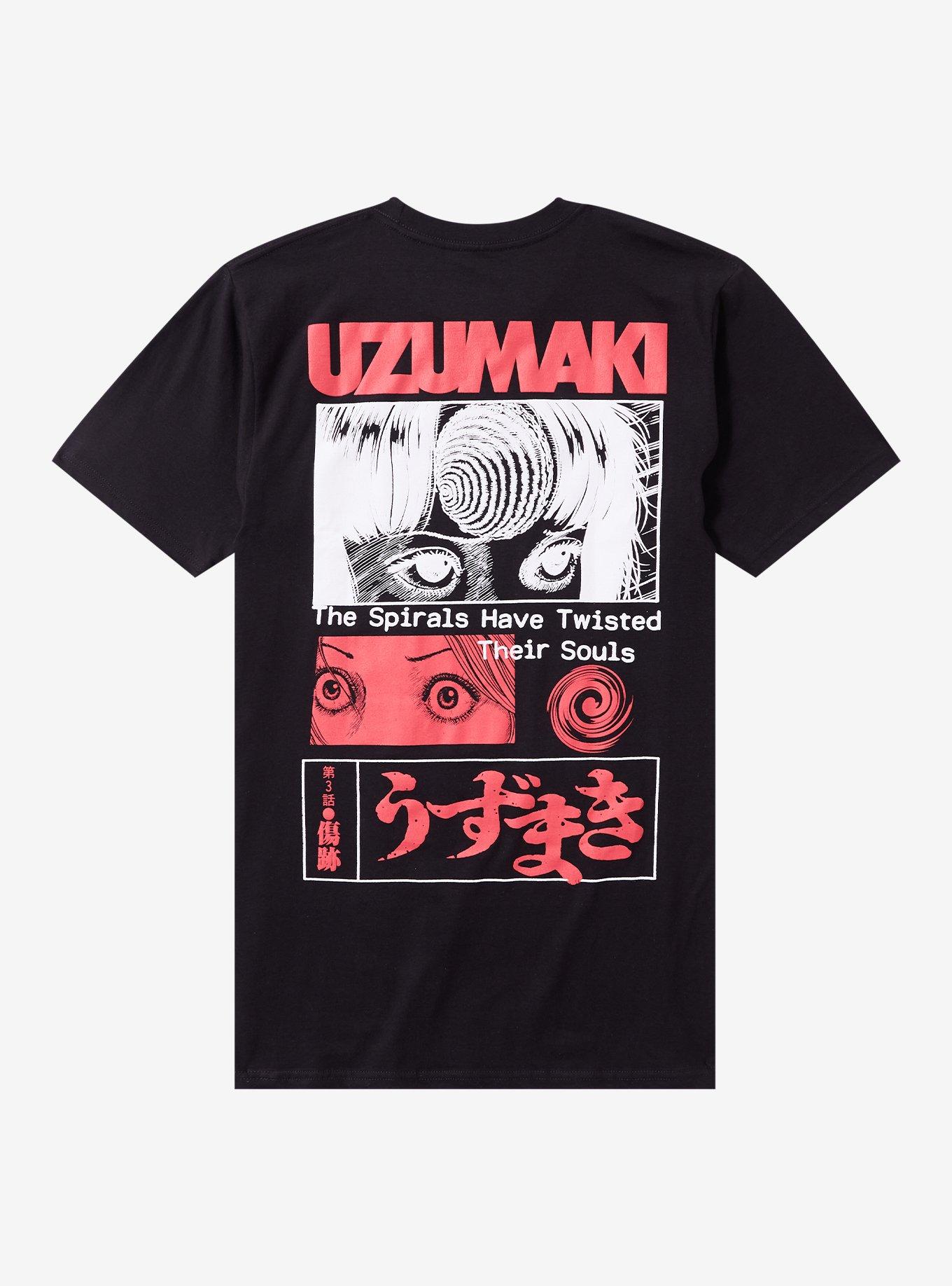 Junji Ito Uzumaki Textured Double-Sided T-Shirt, , hi-res