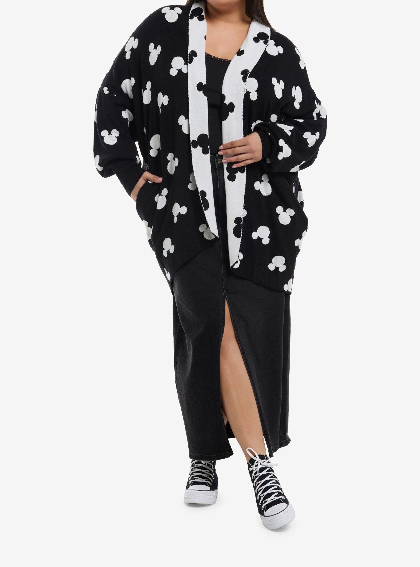 Her Universe Disney Mickey Mouse Drape Cardigan Plus Size Her Universe Exclusive, , hi-res