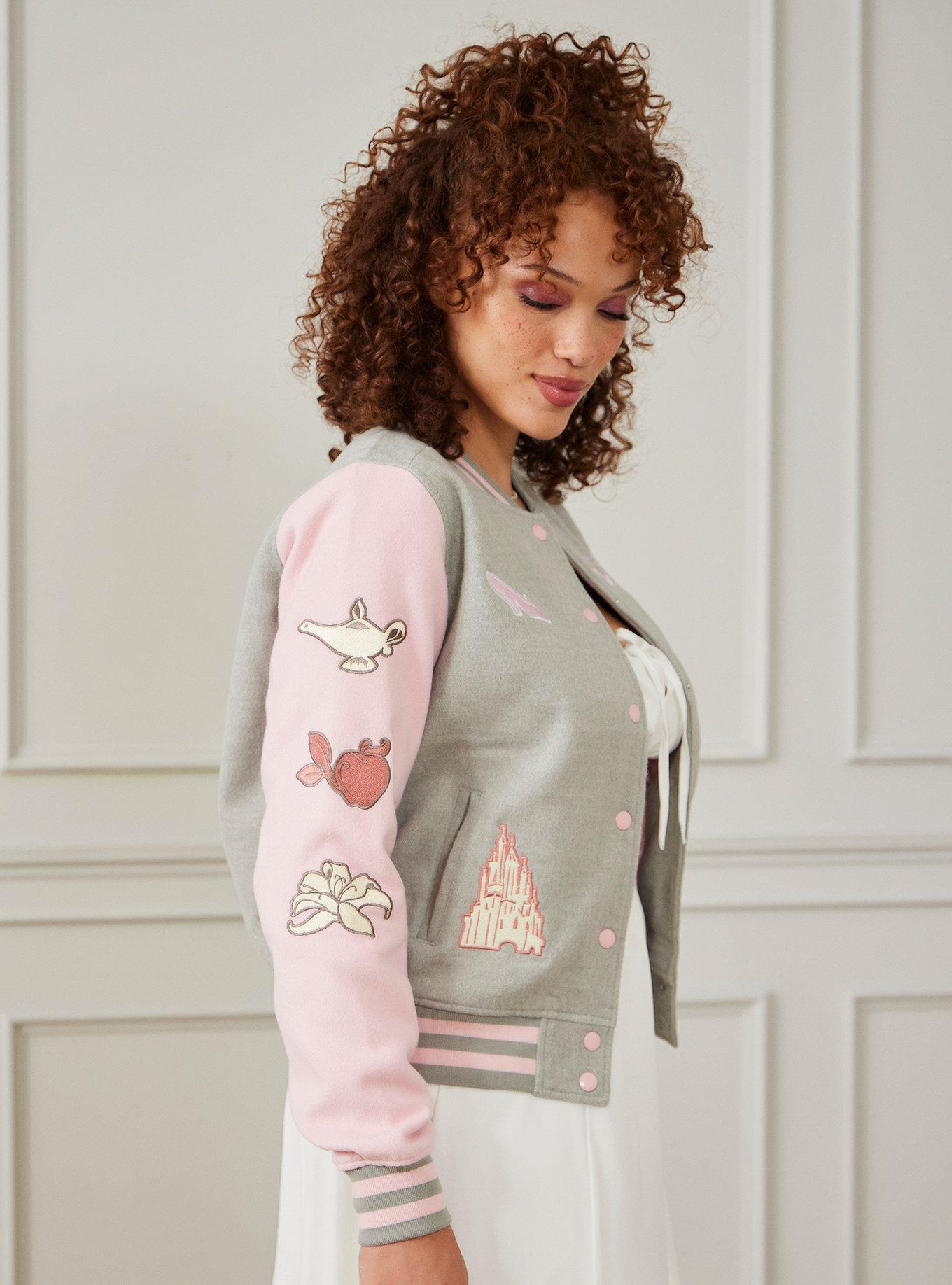Her Universe Disney Princess Icon Varsity Jacket Her Universe Exclusive, MULTI, alternate