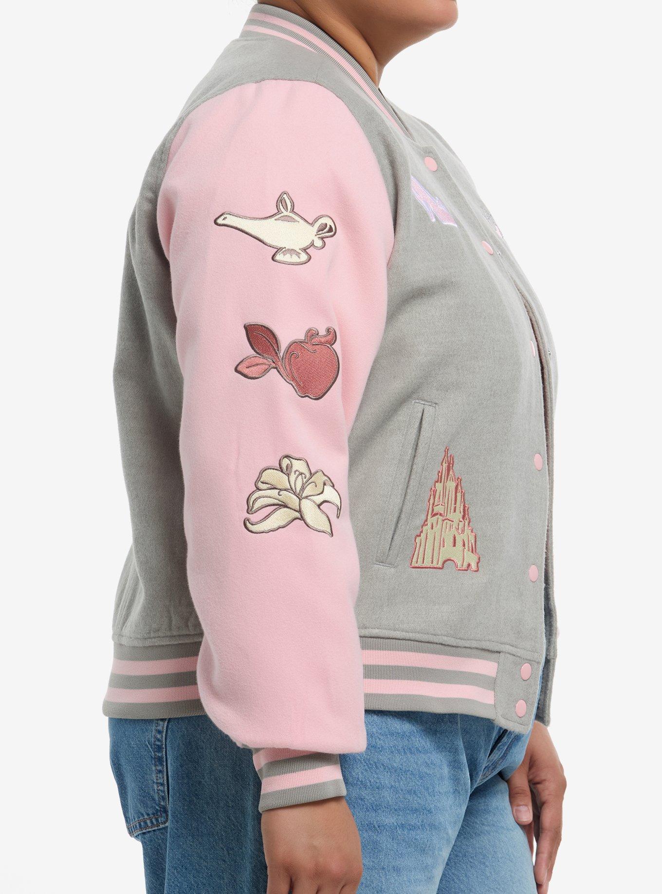 Her Universe Disney Princess Icon Varsity Jacket Plus Size Her Universe Exclusive, MULTI, alternate