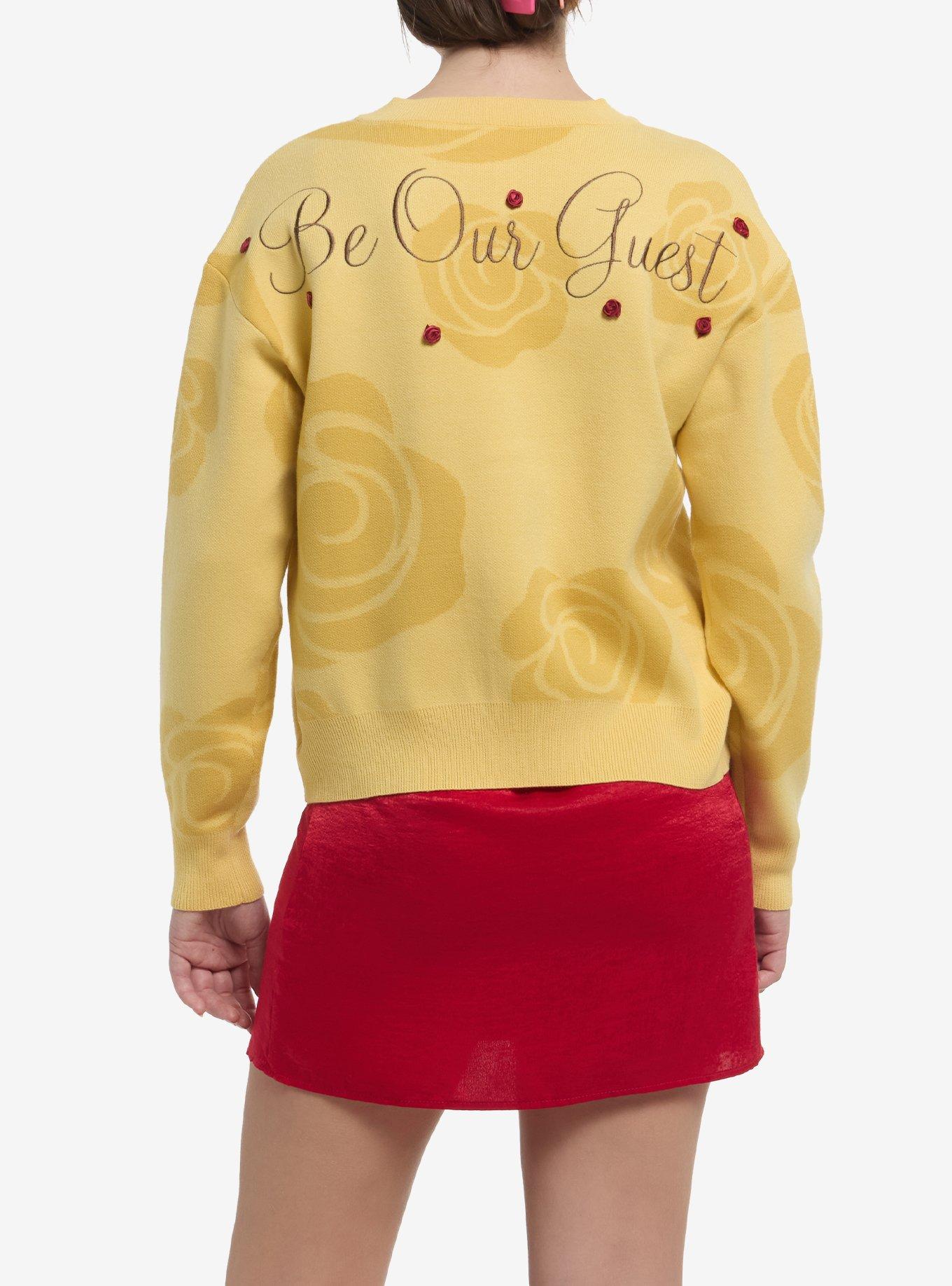 Her Universe Disney Beauty And The Beast Icon Rosette Cardigan Her Universe Exclusive, , hi-res