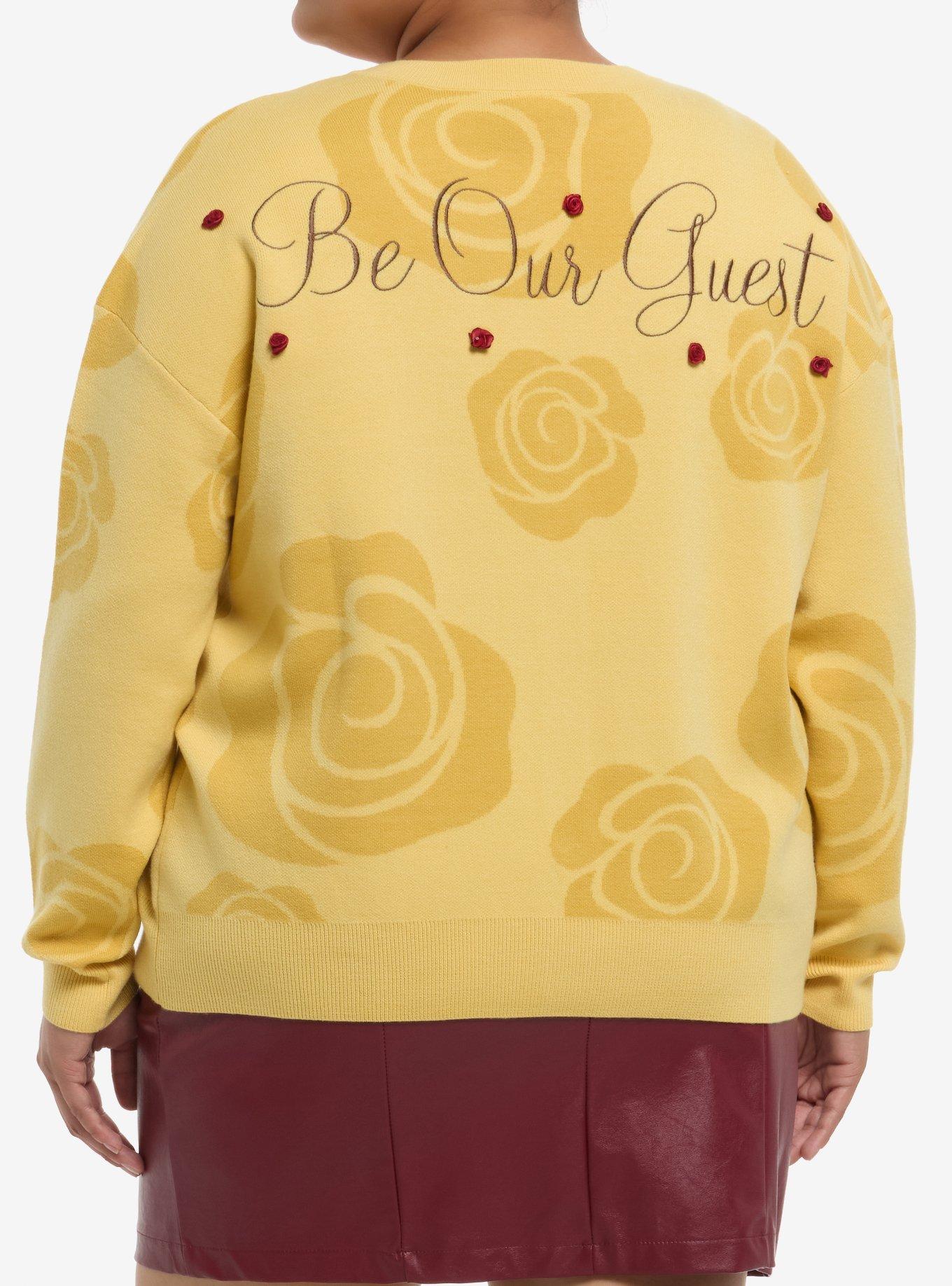 Her Universe Disney Beauty And The Beast Icon Rosette Cardigan Plus Size Her Universe Exclusive, , hi-res