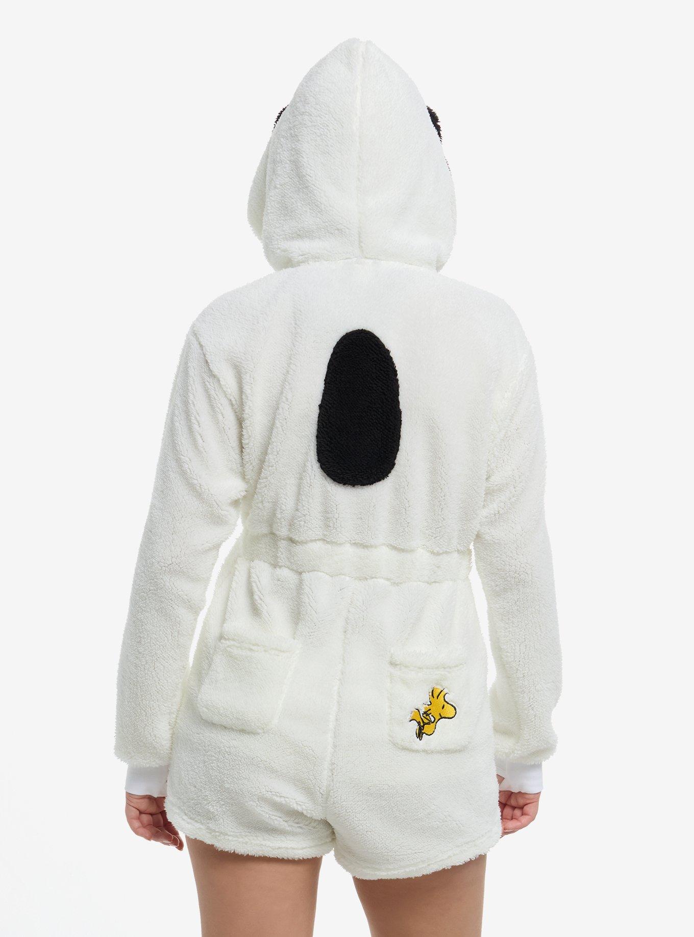 Peanuts Snoopy Fuzzy Romper, , hi-res