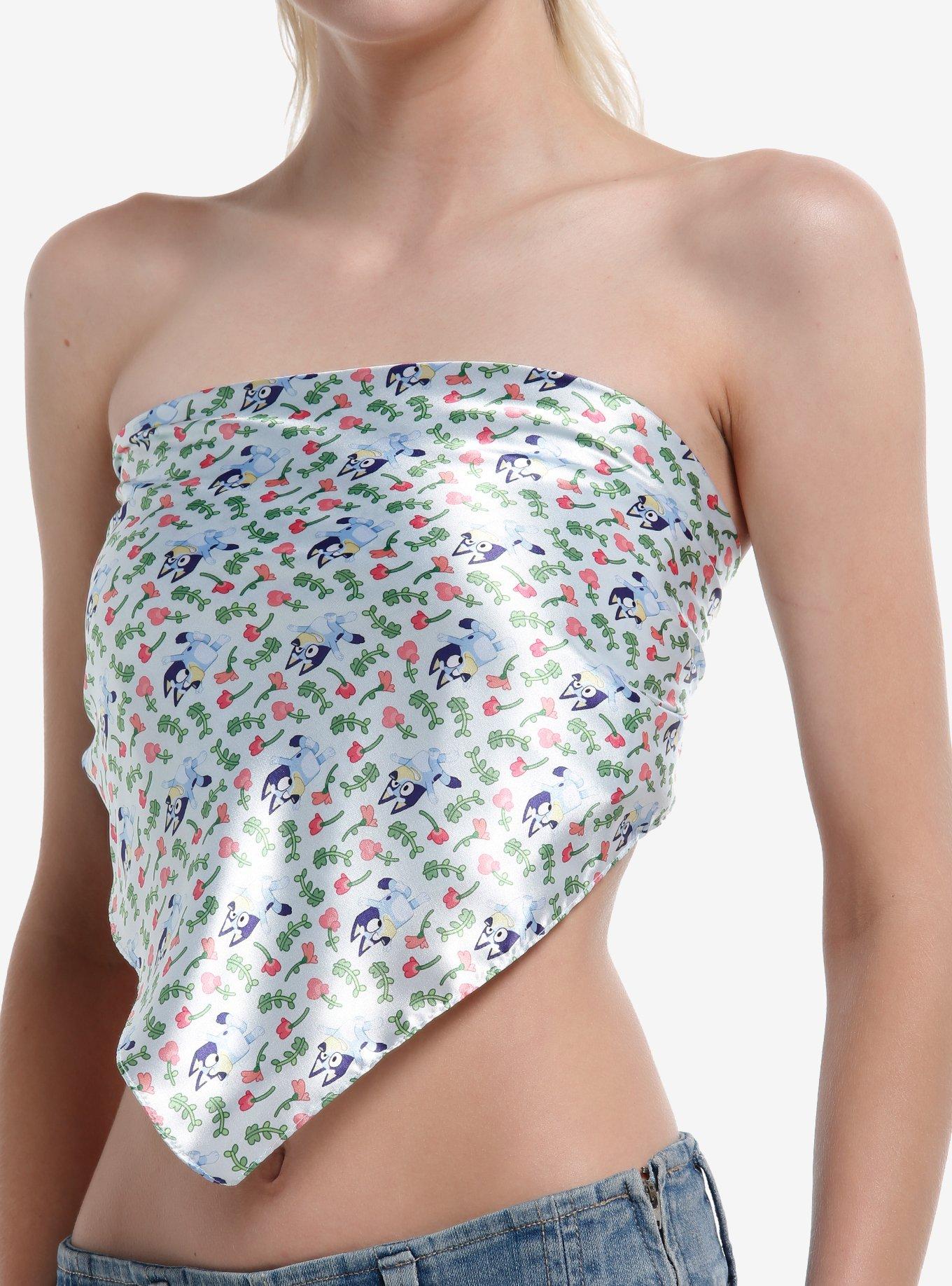 Bluey Floral Hair Scarf, , alternate