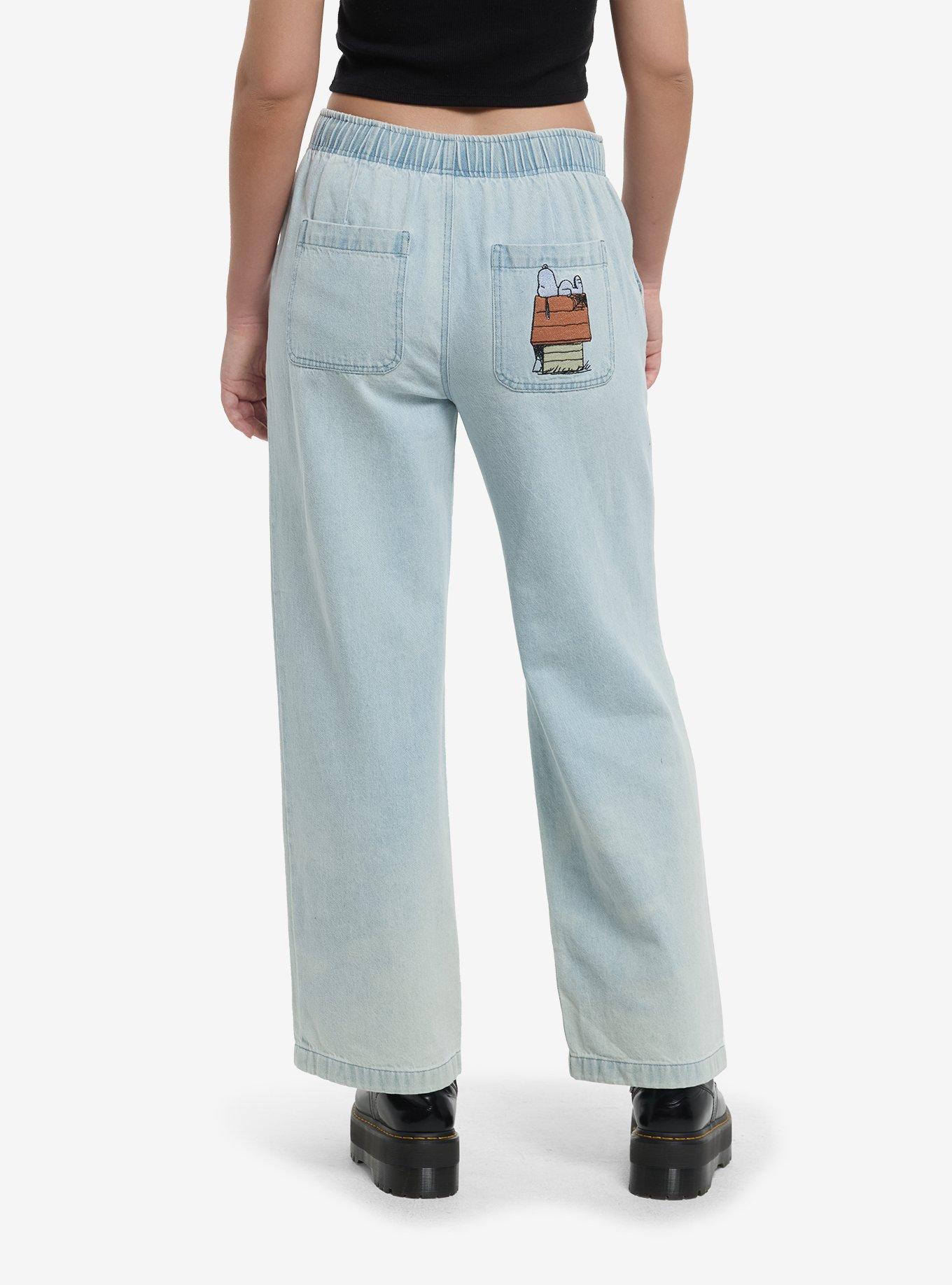 Peanuts Snoopy Halloween Denim Pants, , hi-res